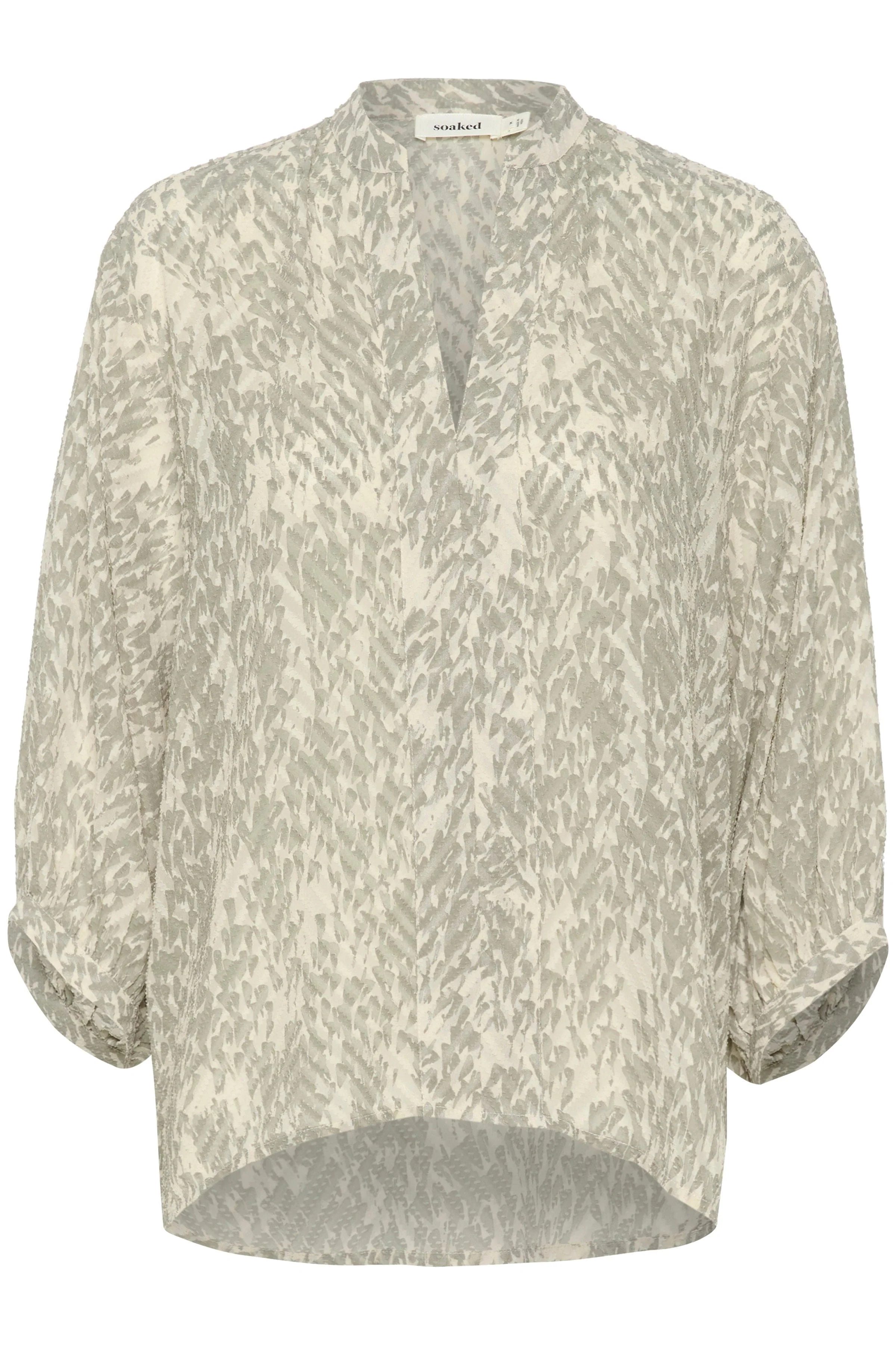 Osaka Amily Printed Blouse - Shadow Drop Print