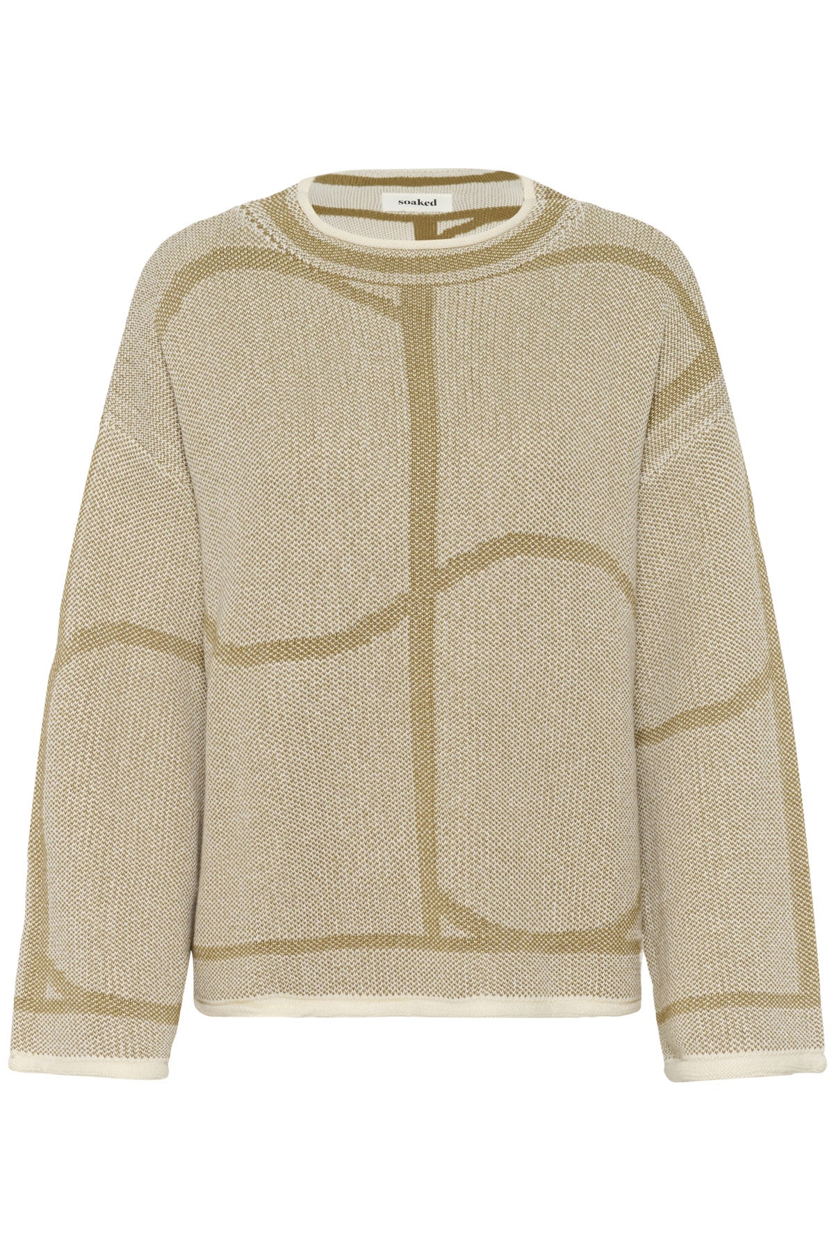Rava Knit Jumper - Dull Gold