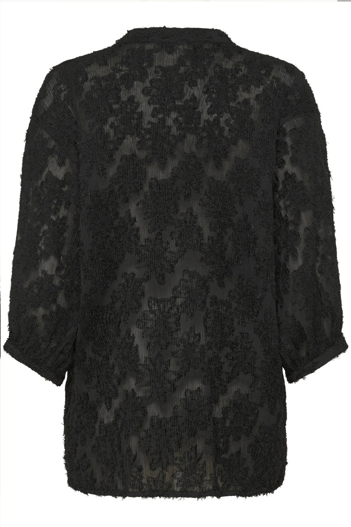 Raye Amily Textured Blouse - Black - Image 6
