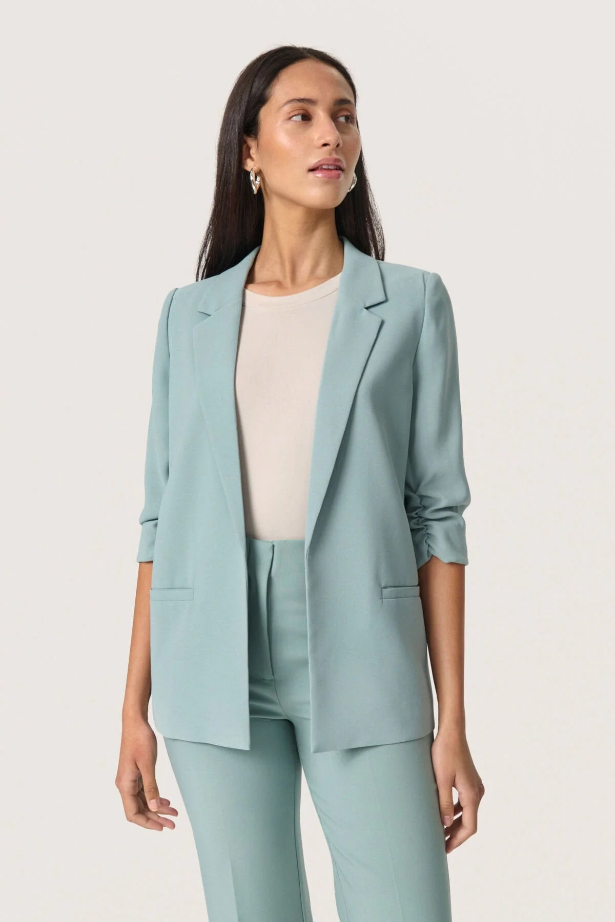 Shirley Blazer - Silver Blue - Image 2