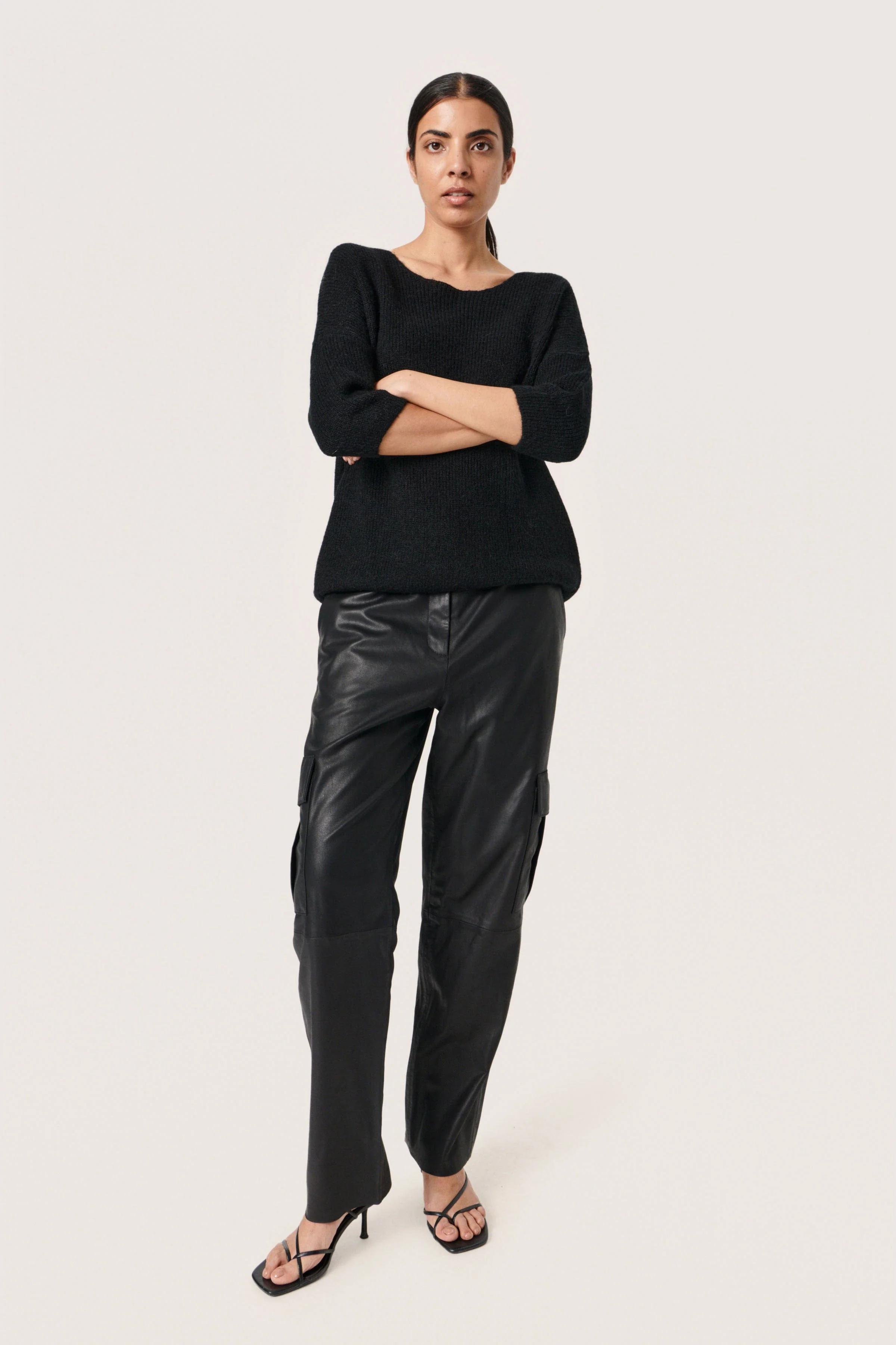 Tuesday Knitted Jumper - Black - Image 4