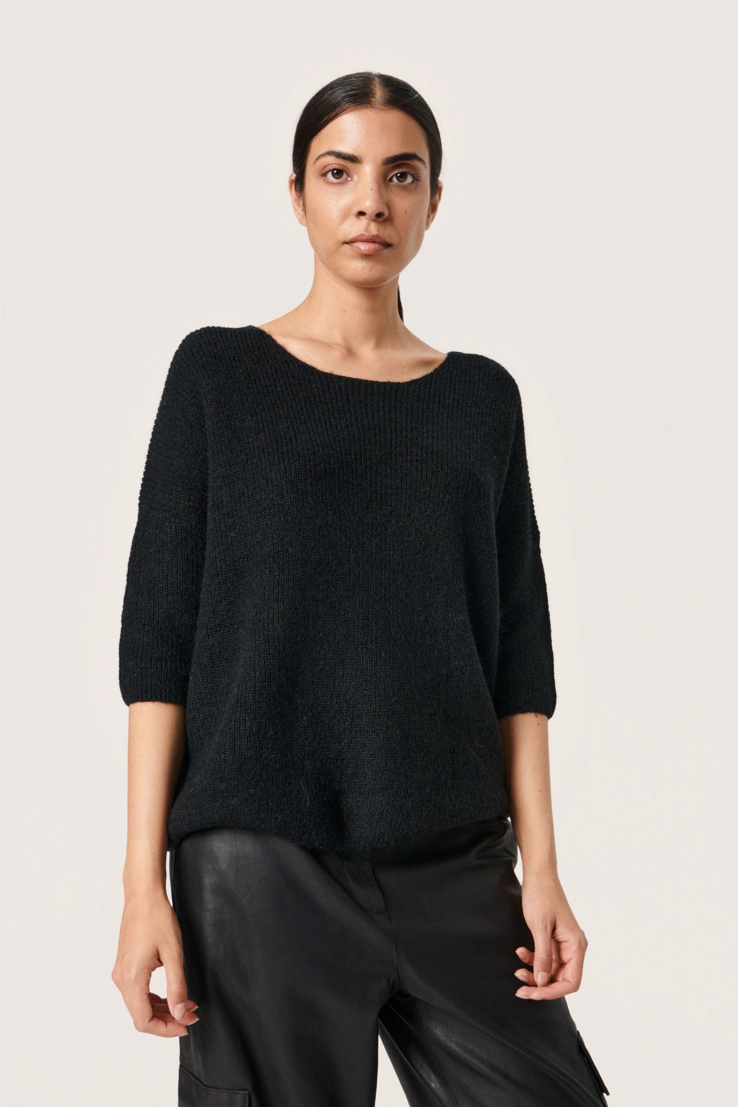Tuesday Knitted Jumper - Black - Image 5