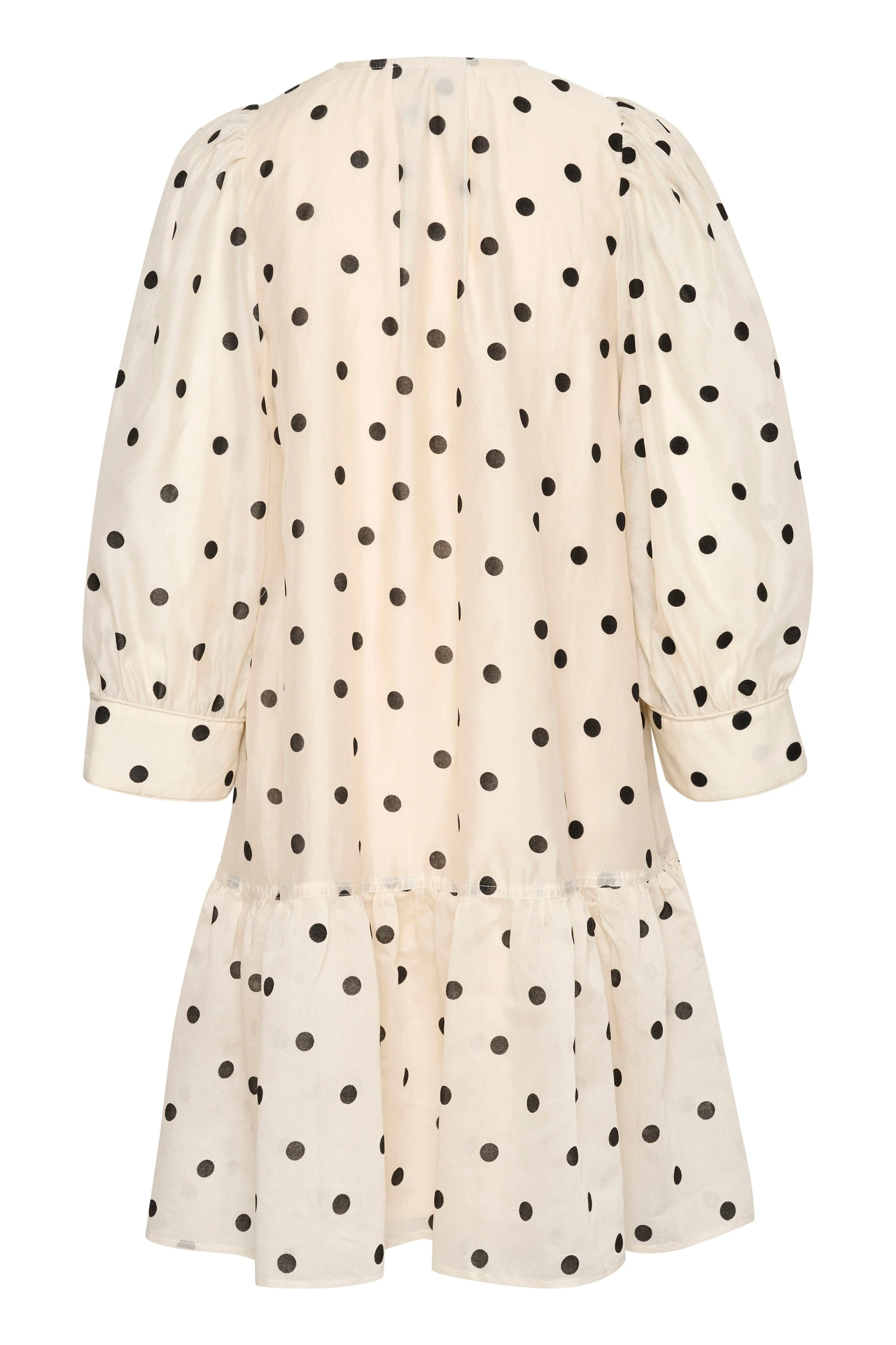Ziggie Dress - Sandshell with Black Dots - Image 3