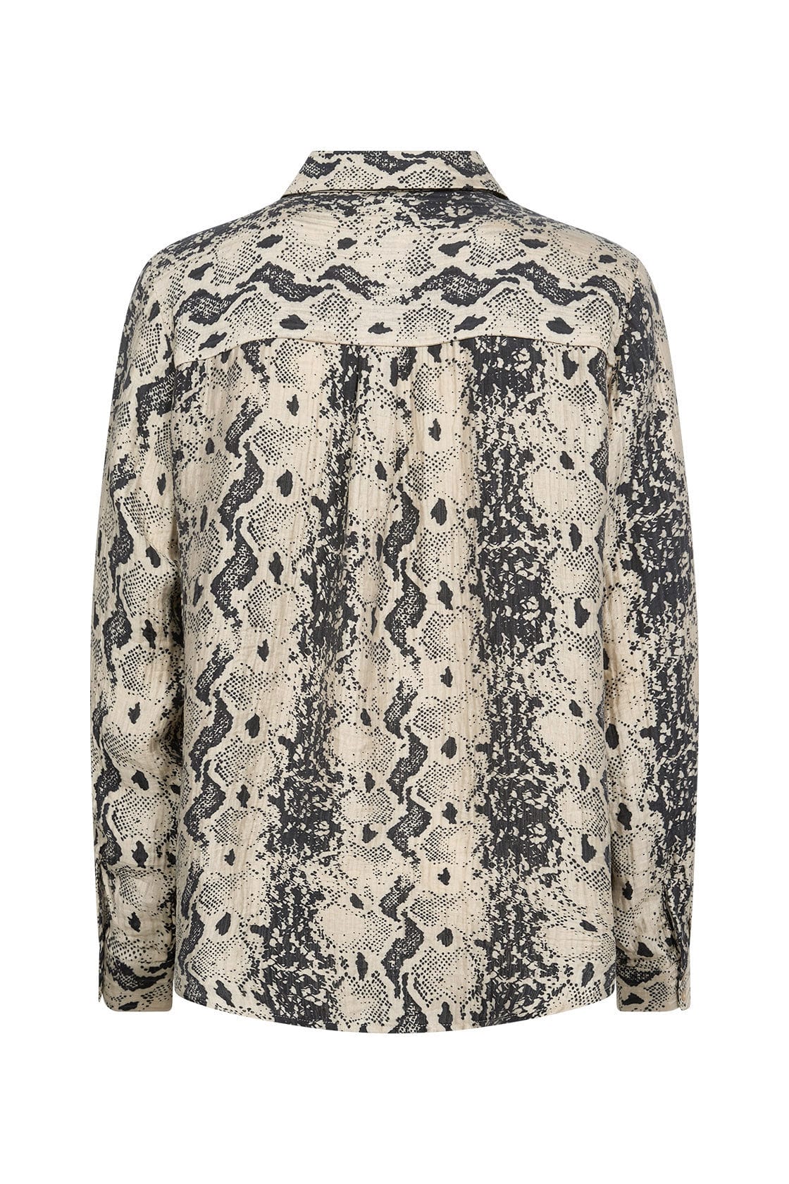 Aida Animal Print Shirt - Cream Combi - Image 2