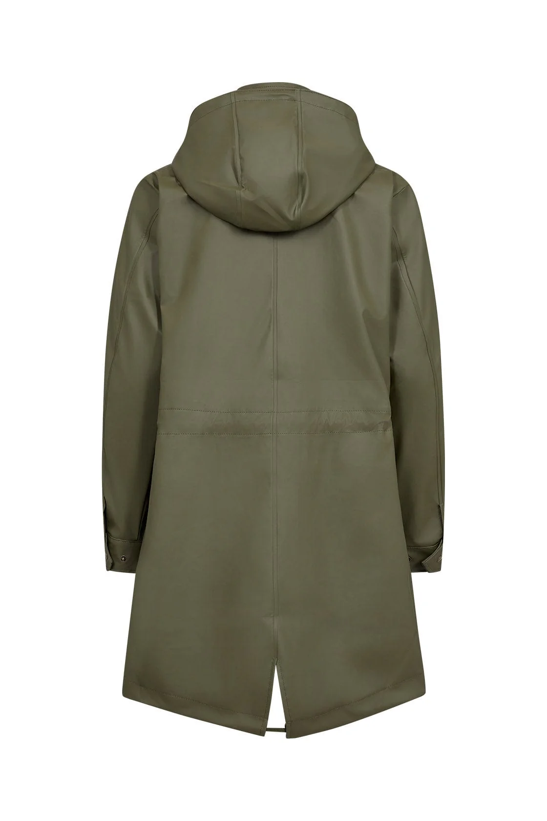 Alexa PU Rain Jacket - Olive - Image 5
