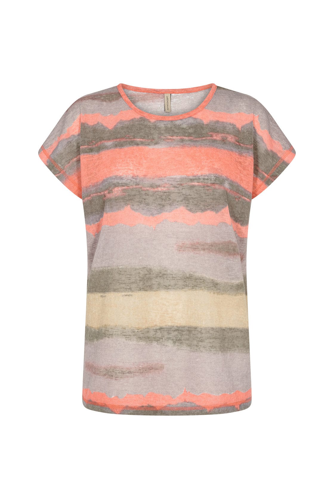 Aretha T-Shirt - Coral Haze Combi