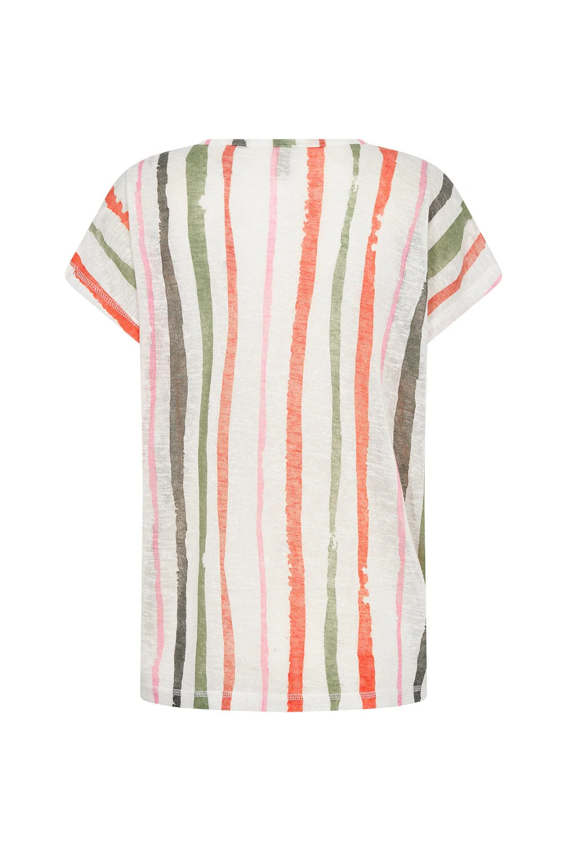 Aretha T-Shirt - Dusty Clay Combi - Image 2