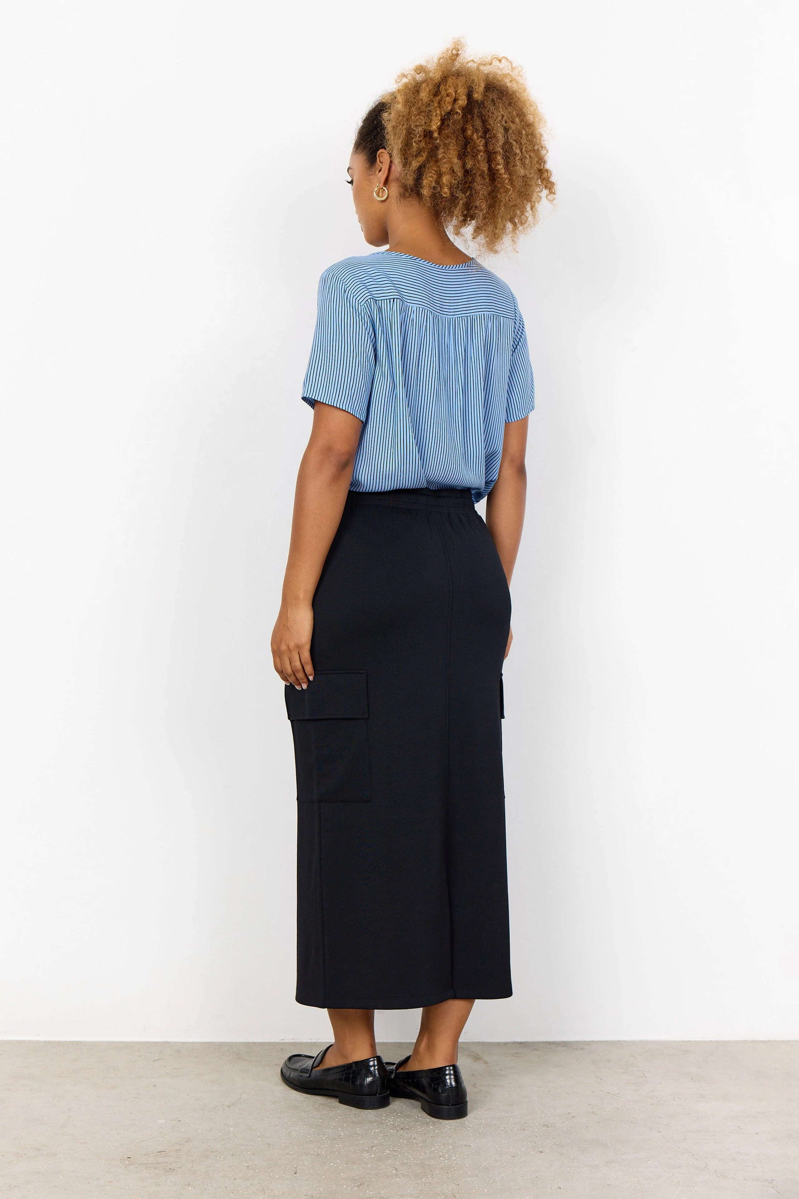 Banu Cargo Midi Skirt - Black - Image 2