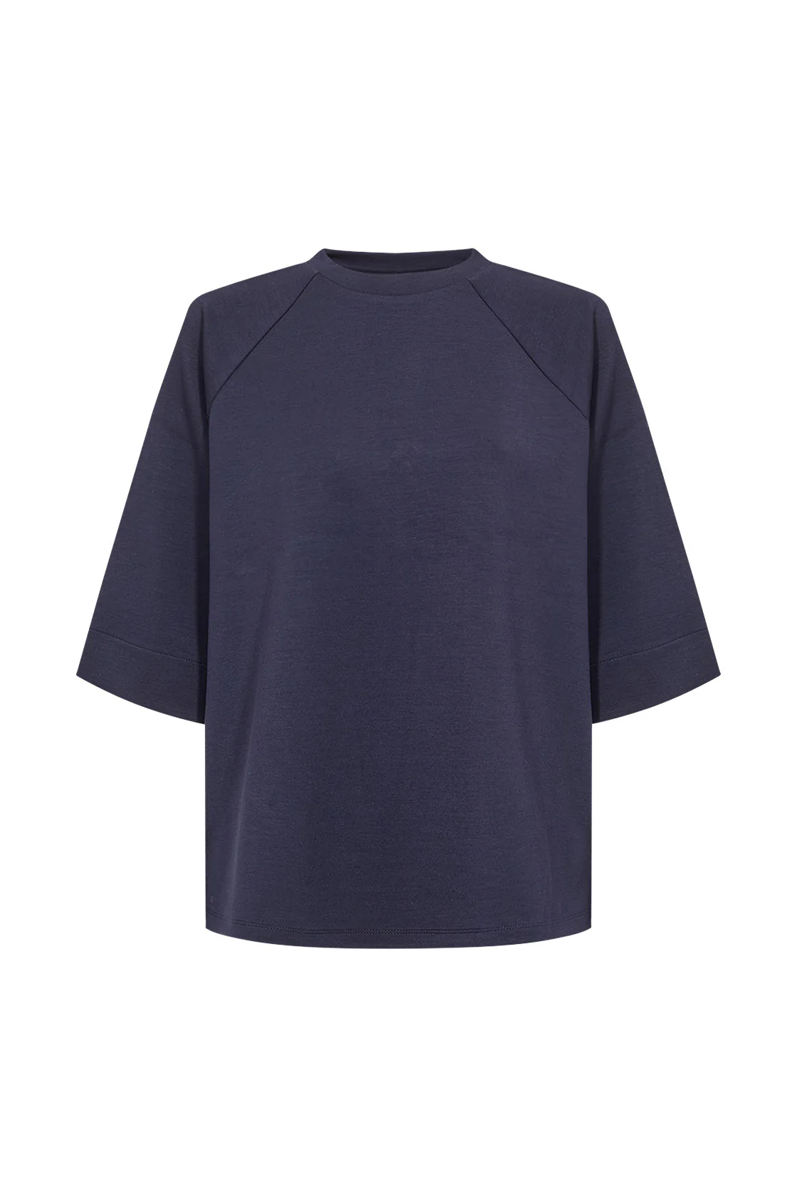 Banu Drop Shoulder T-Shirt - Navy