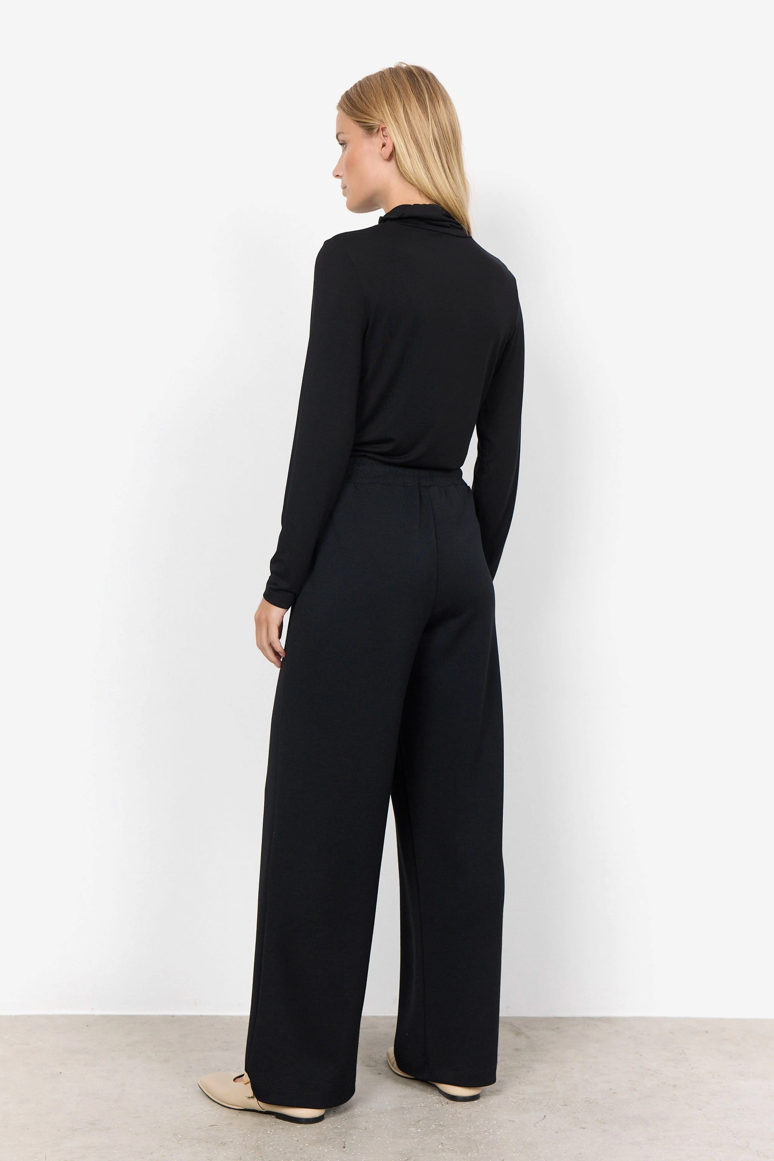 Banu Jersey Trousers - Black - Image 4