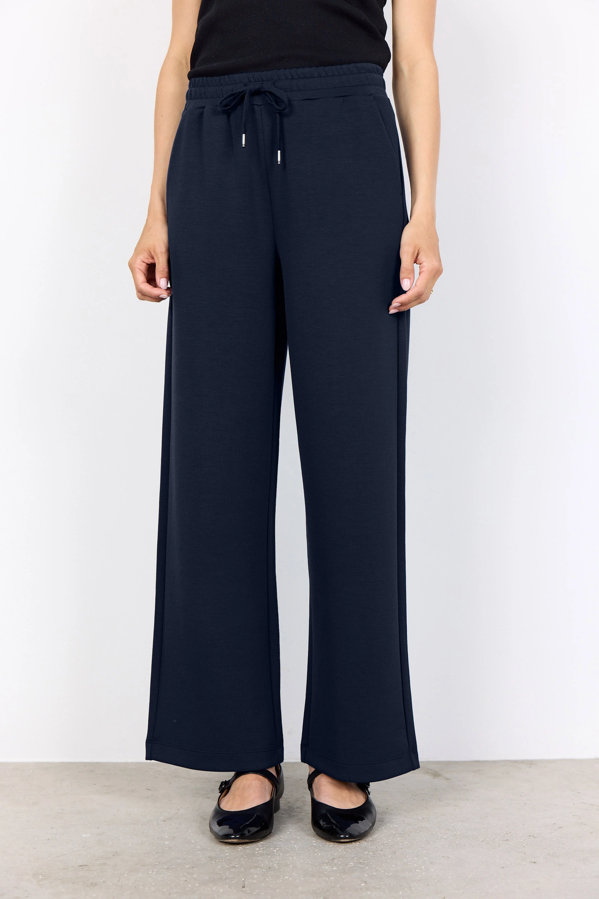 Banu Jersey Trousers - Navy - Image 4