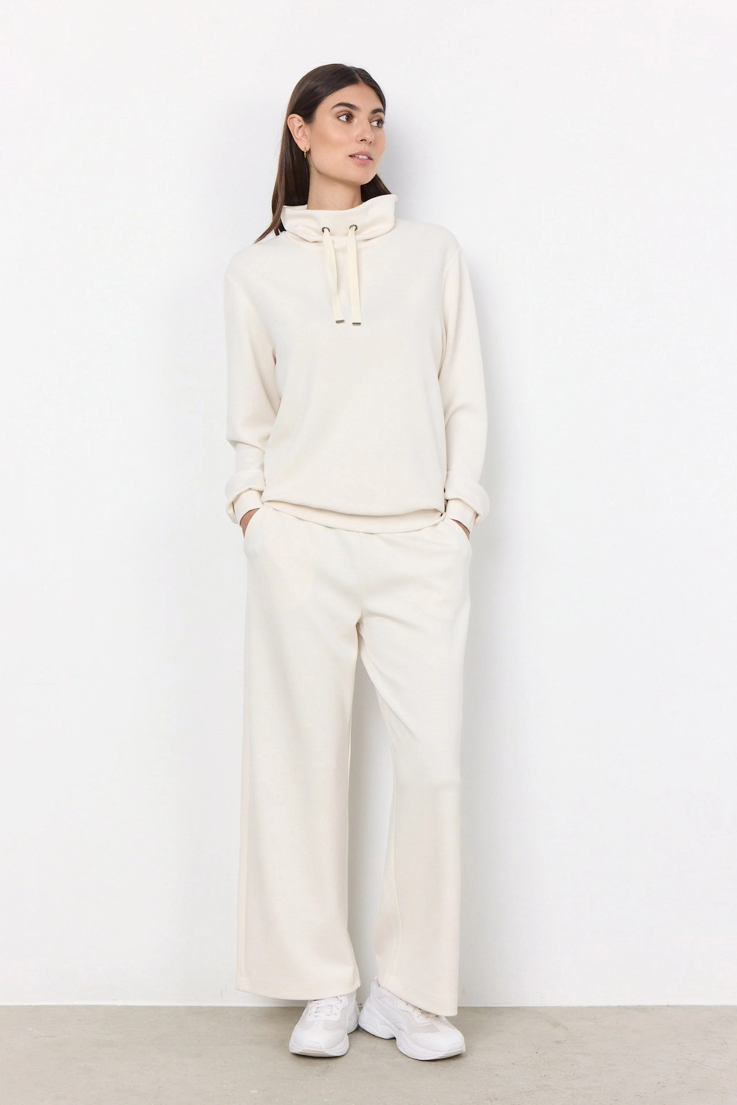 Banu Lounge Trousers - Cream - Image 3