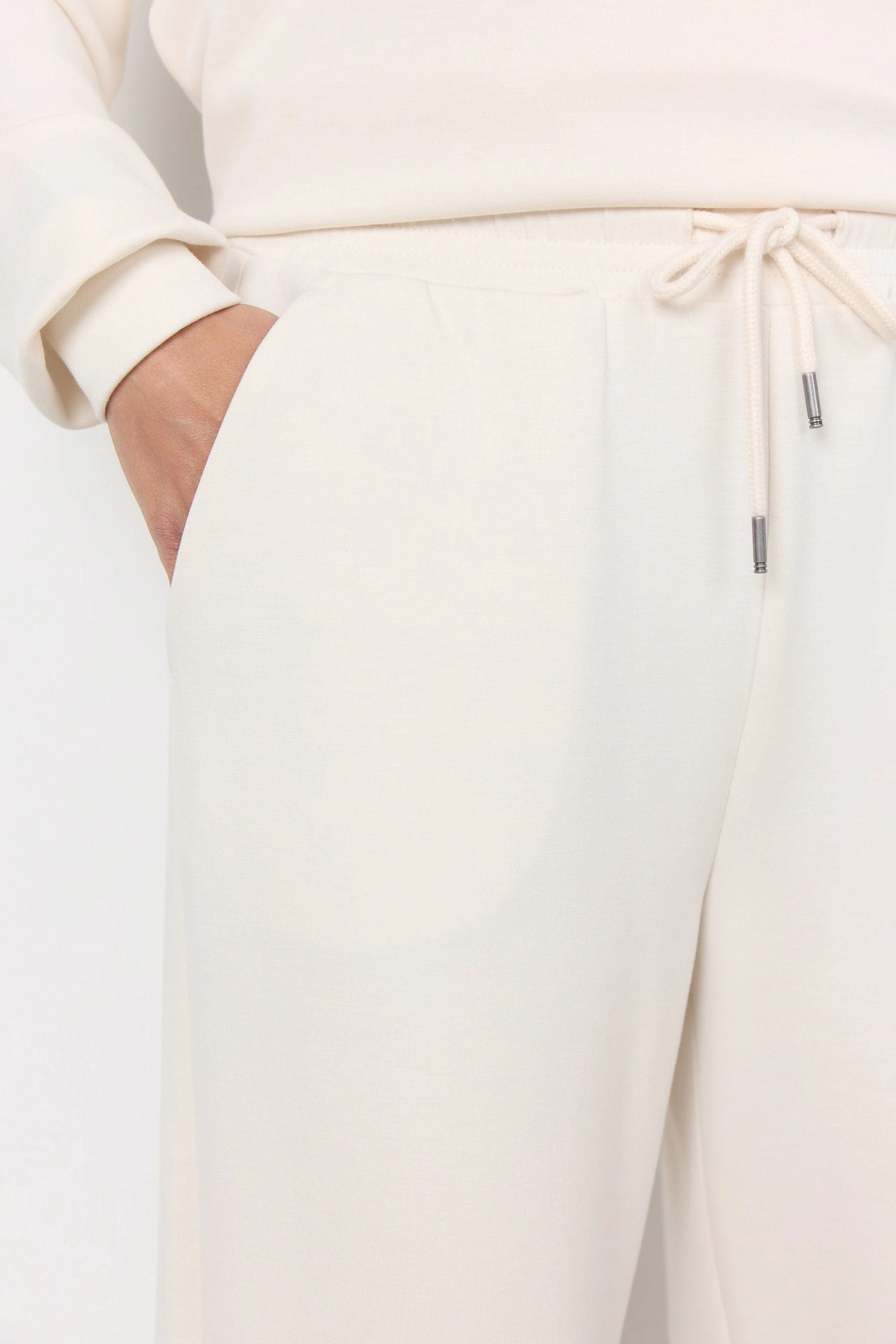Banu Lounge Trousers - Cream - Image 5