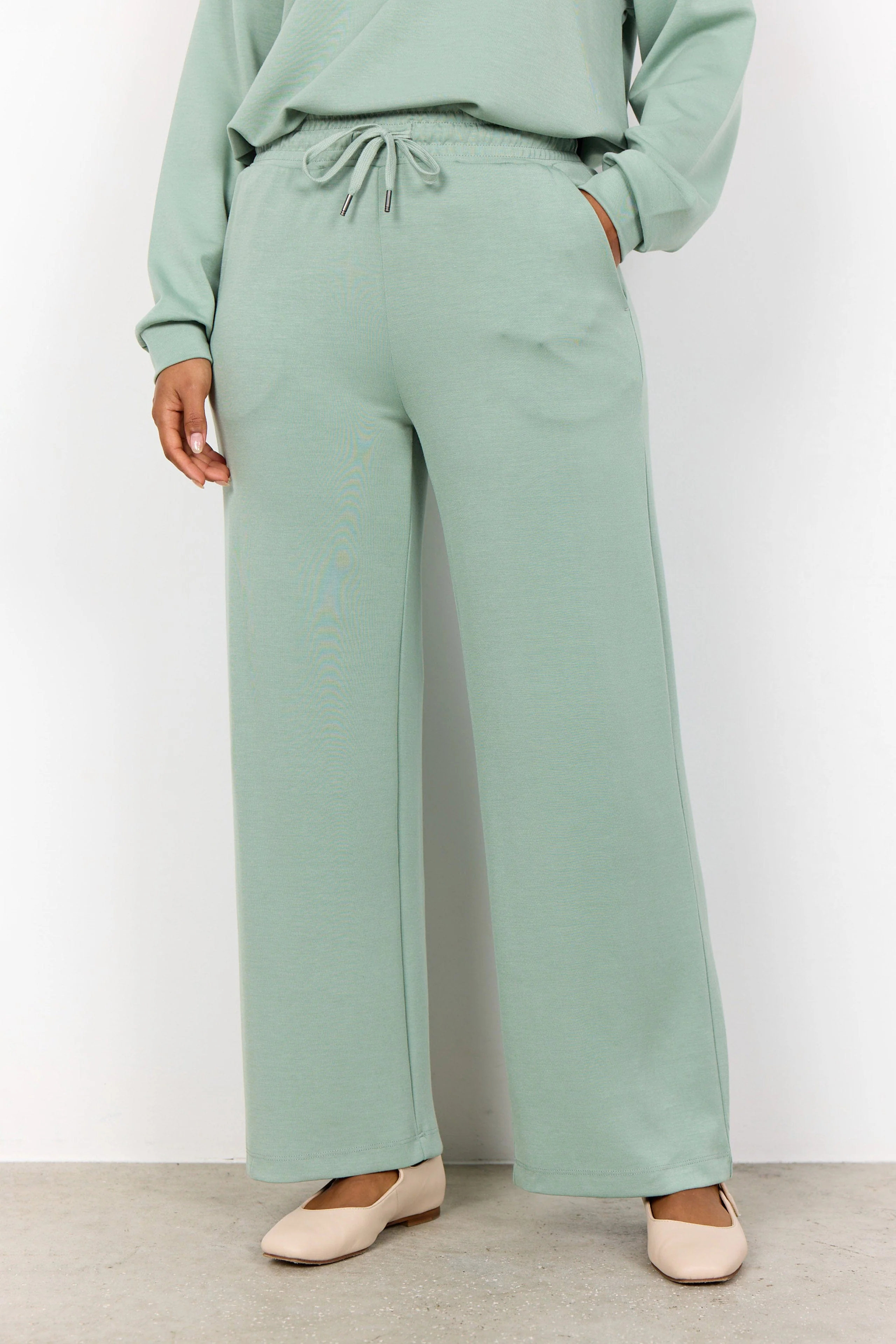 Banu Lounge Trousers -  Mineral Green - Image 2