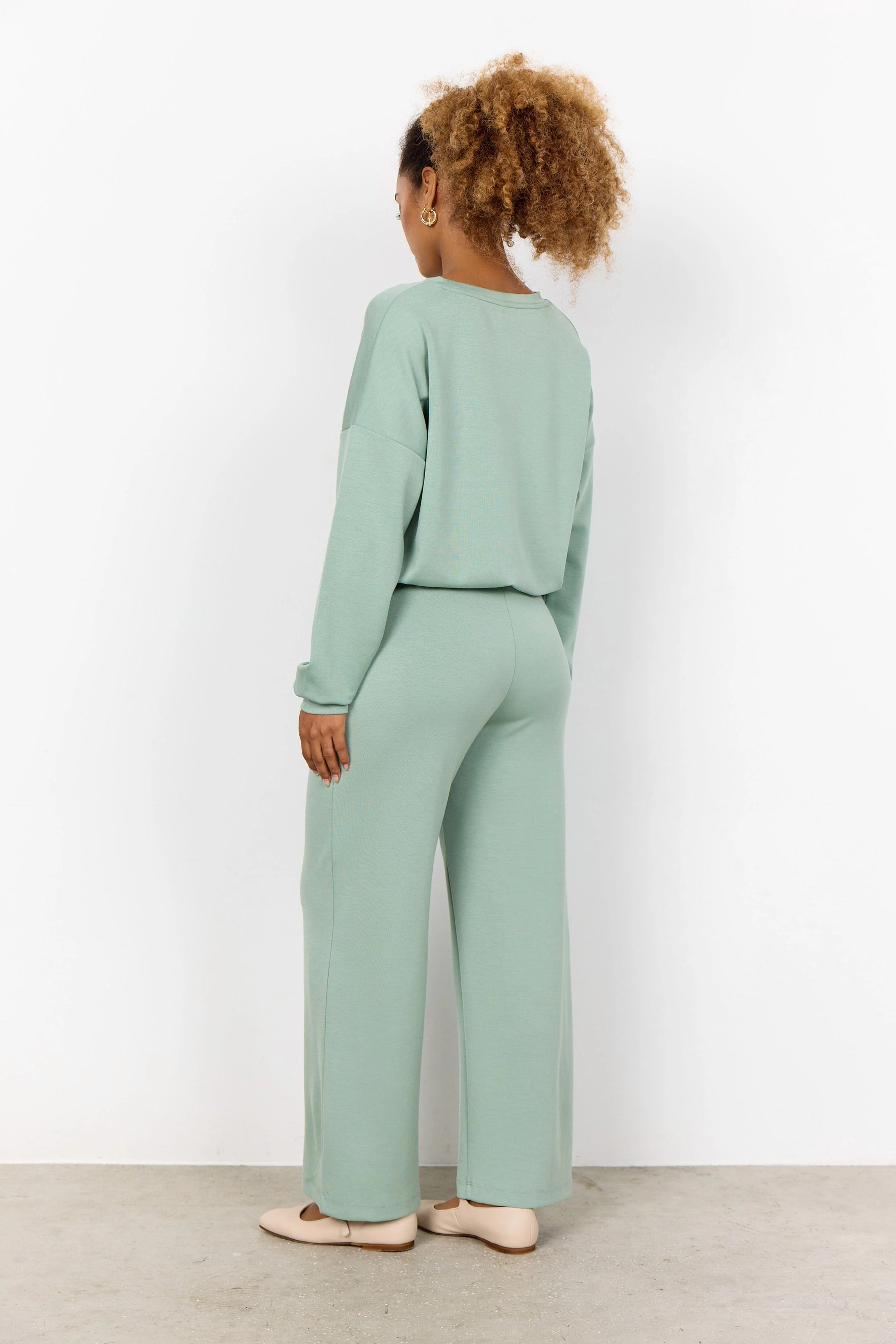 Banu Lounge Trousers -  Mineral Green - Image 4