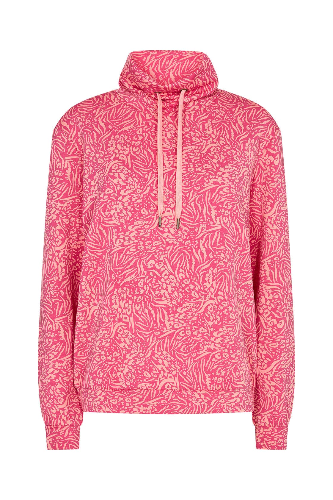 Banu Printed Sweatshirt - Fuchsia Rose Combi