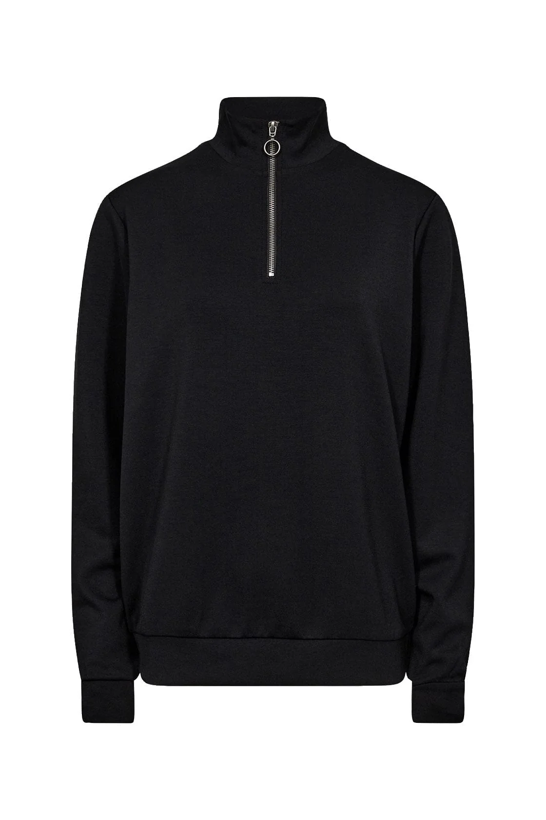 Banu Quarter Zip Sweatshirt - Black