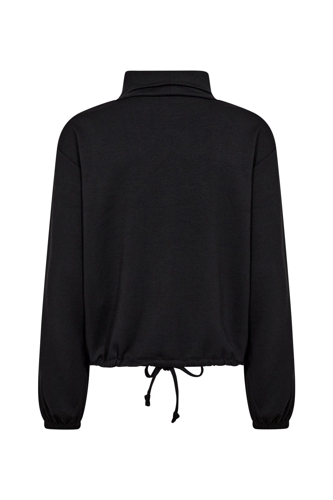 Banu Roll Neck Sweatshirt- Black - Image 5