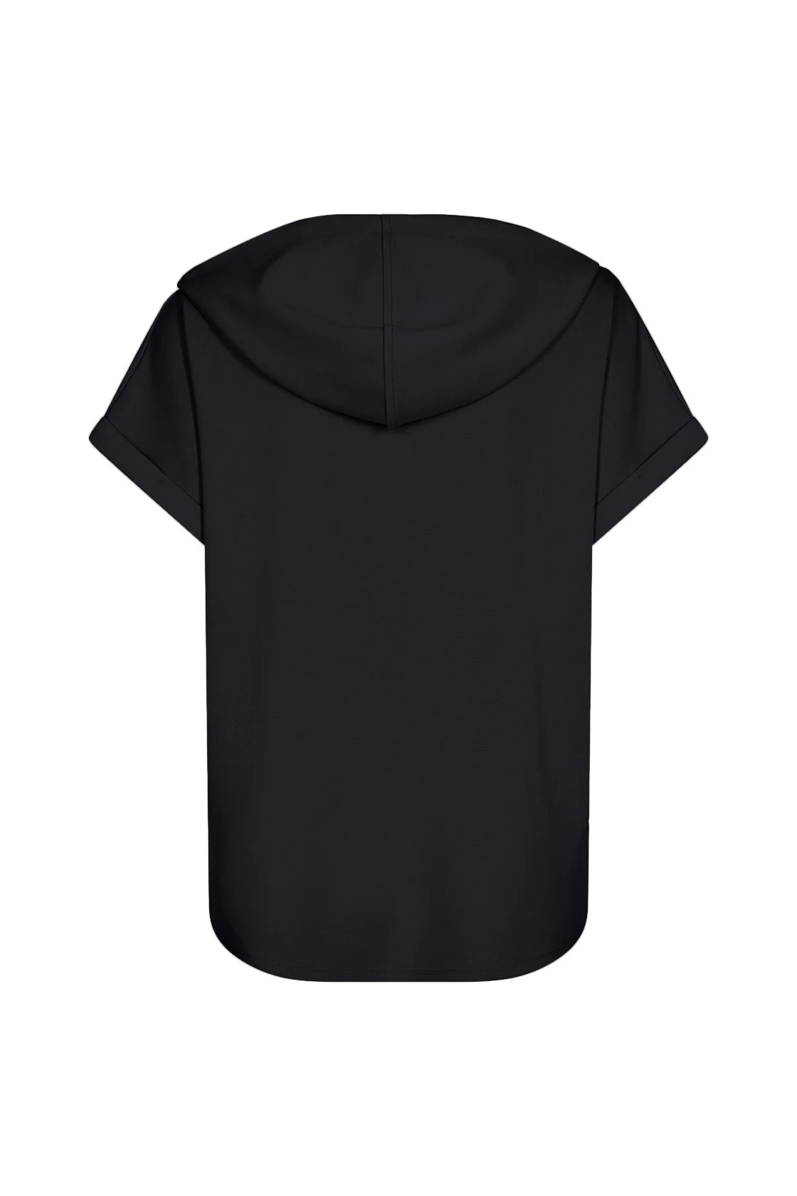 Banu Short Sleeve Hoodie - Black - Image 5