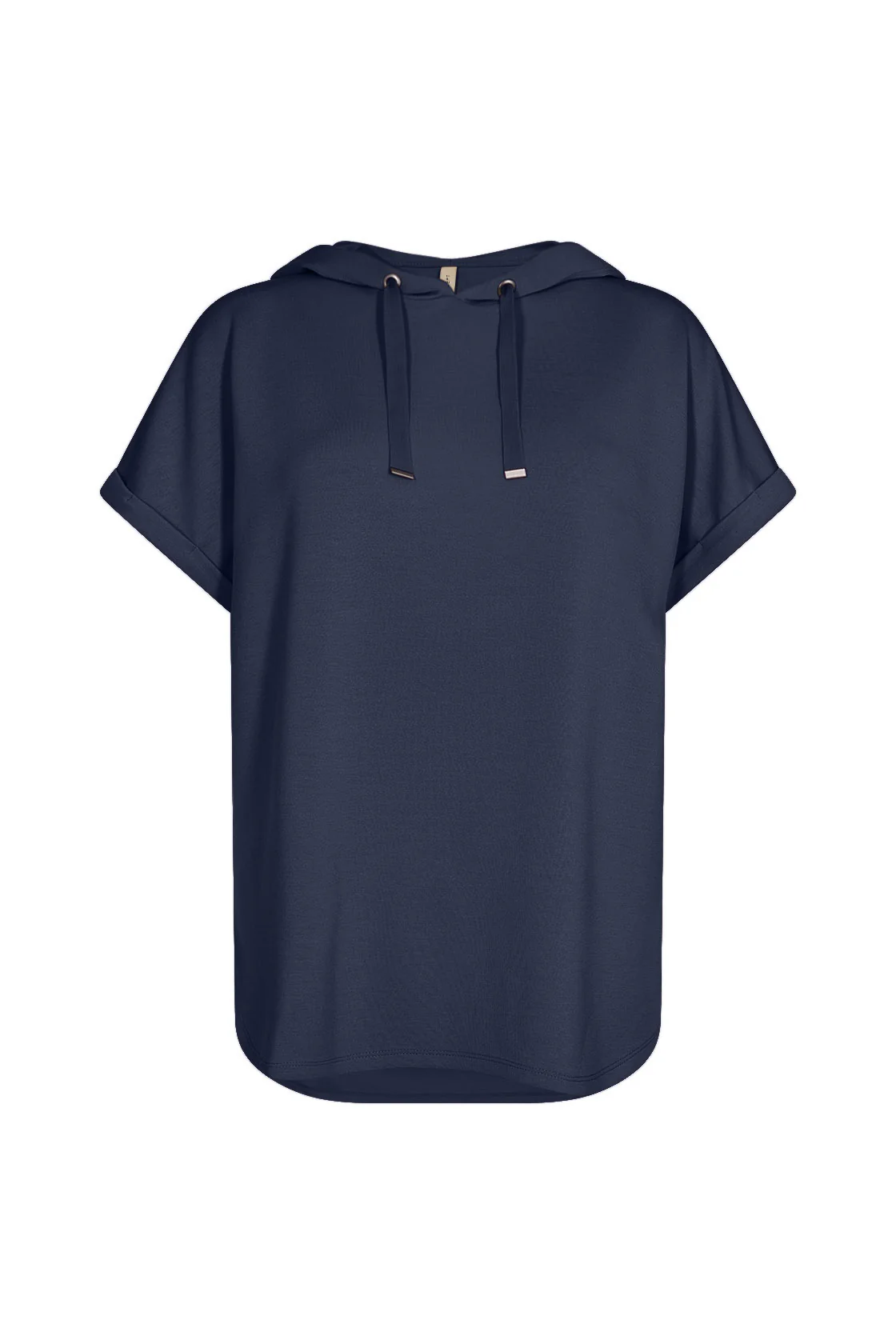 Banu Short Sleeve Hoodie - Navy