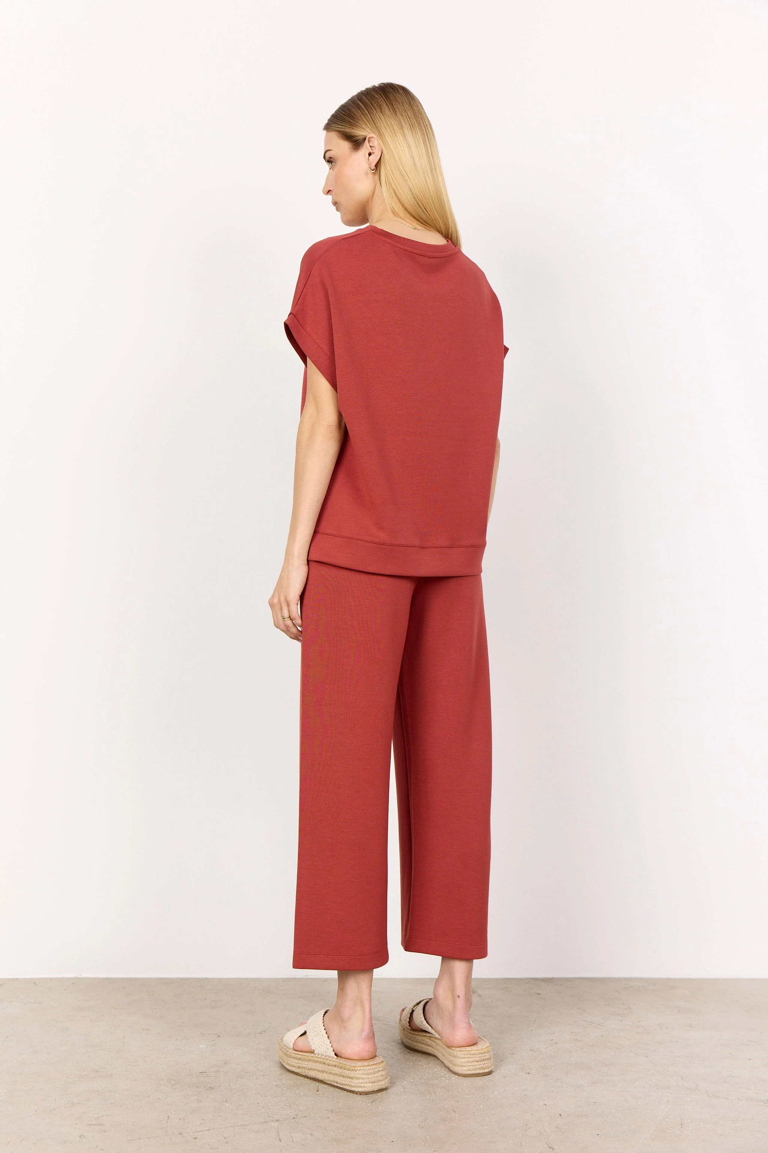 Banu Short Sleeve T-Shirt - Mineral Red - Image 3