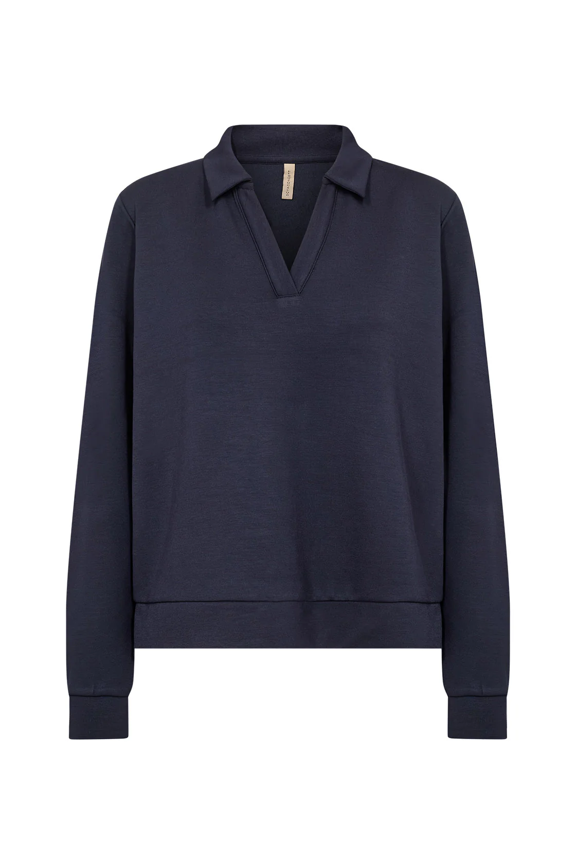 Banu Sweatshirt with Collar - Navy