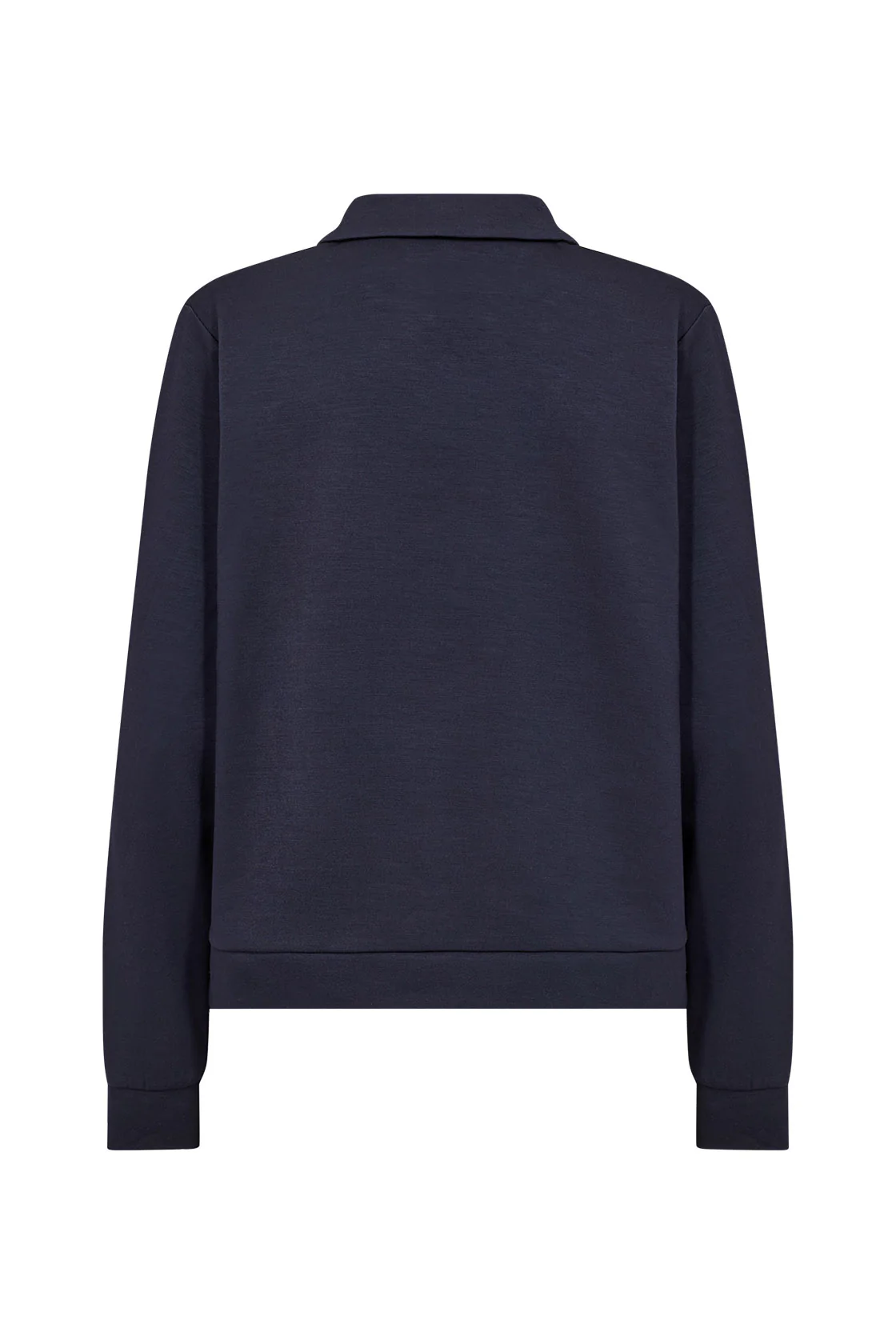 Banu Sweatshirt with Collar - Navy - Image 5