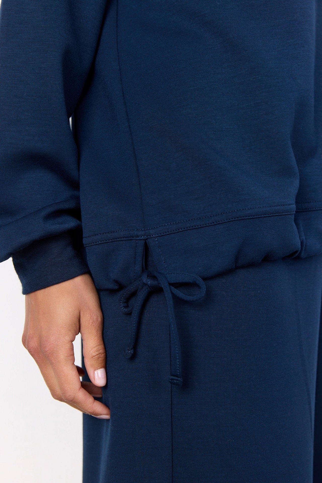 Banu Sweatshirt with Pocket Detail - Navy - Image 6