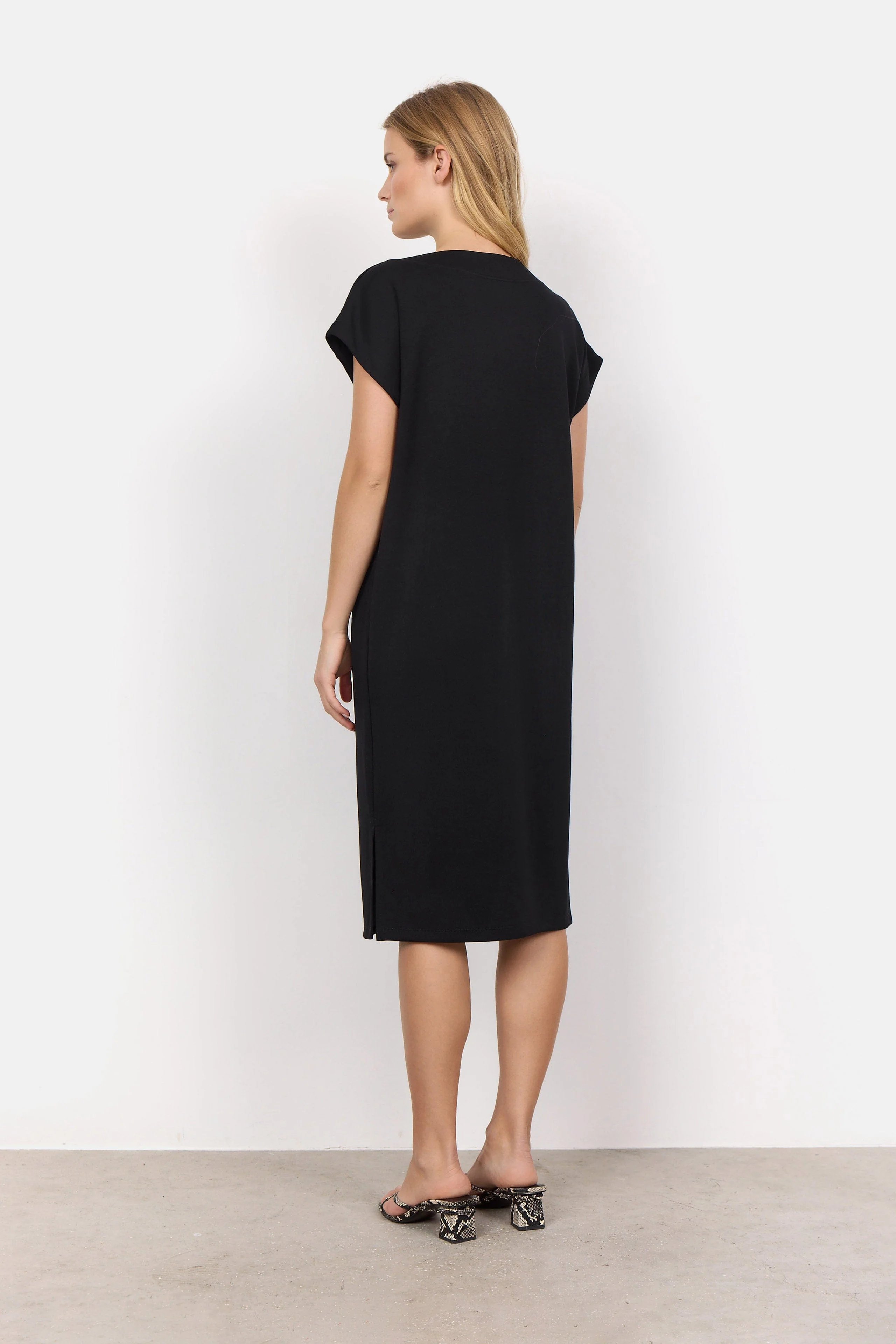 Banu T-Shirt Dress - Black - Image 3