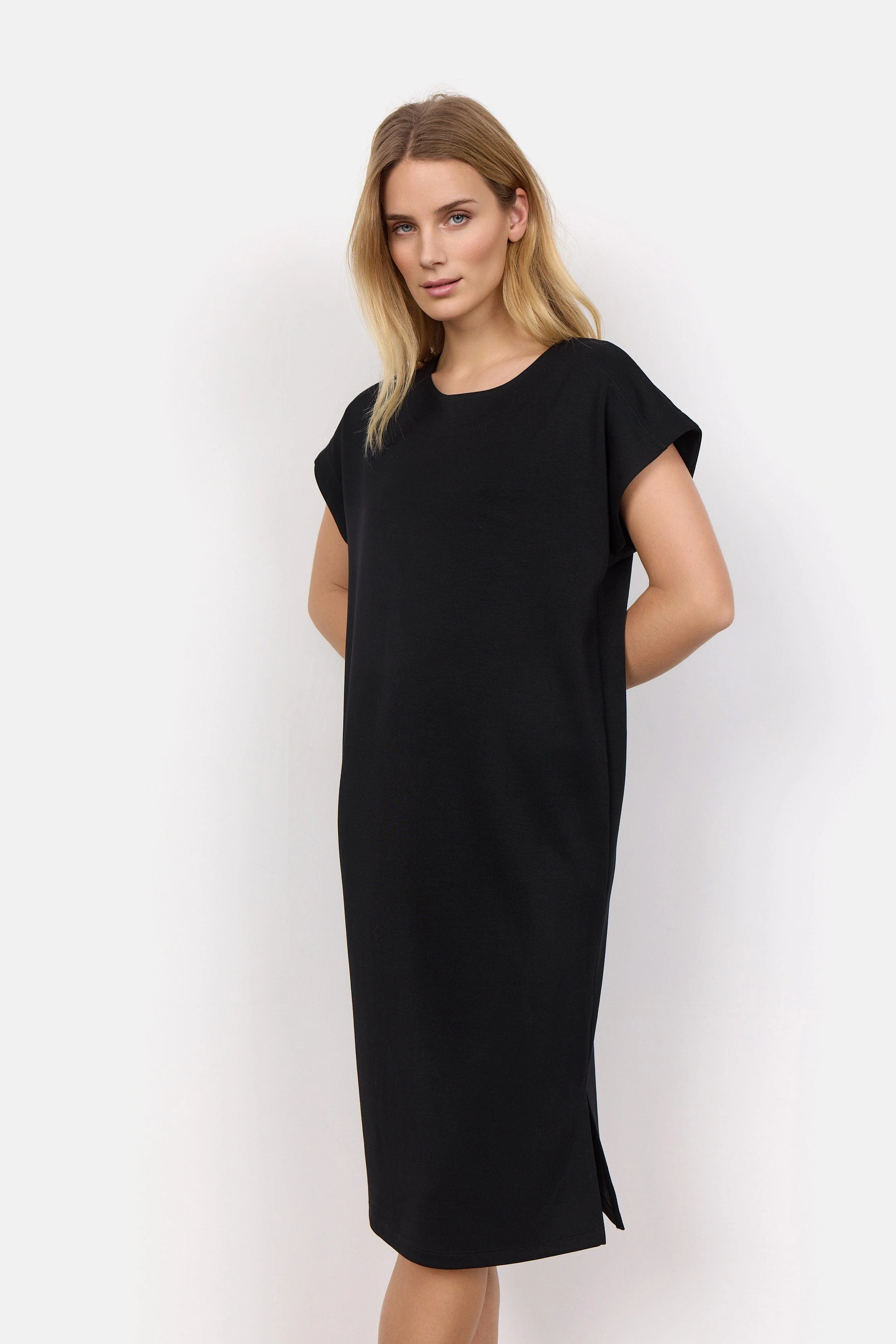 Banu T-Shirt Dress - Black - Image 4