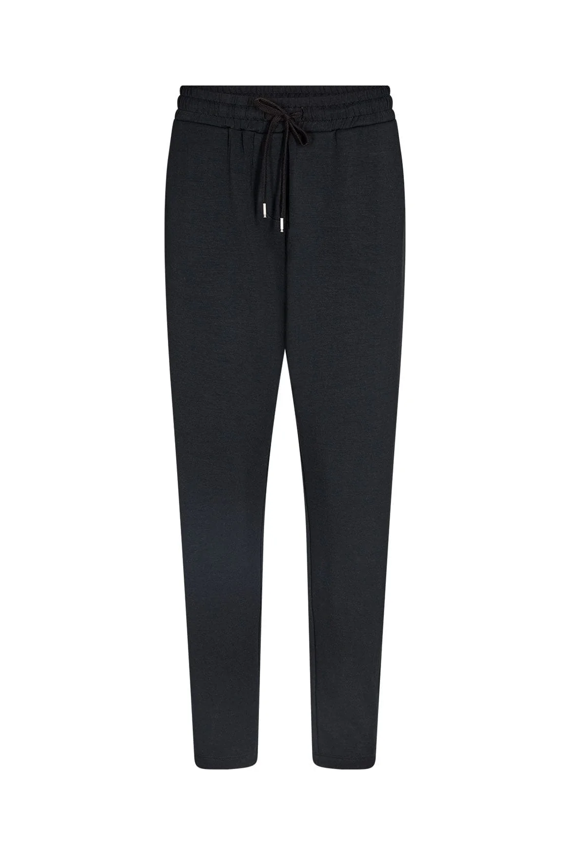Banu Tapered Lounge Trousers - Black