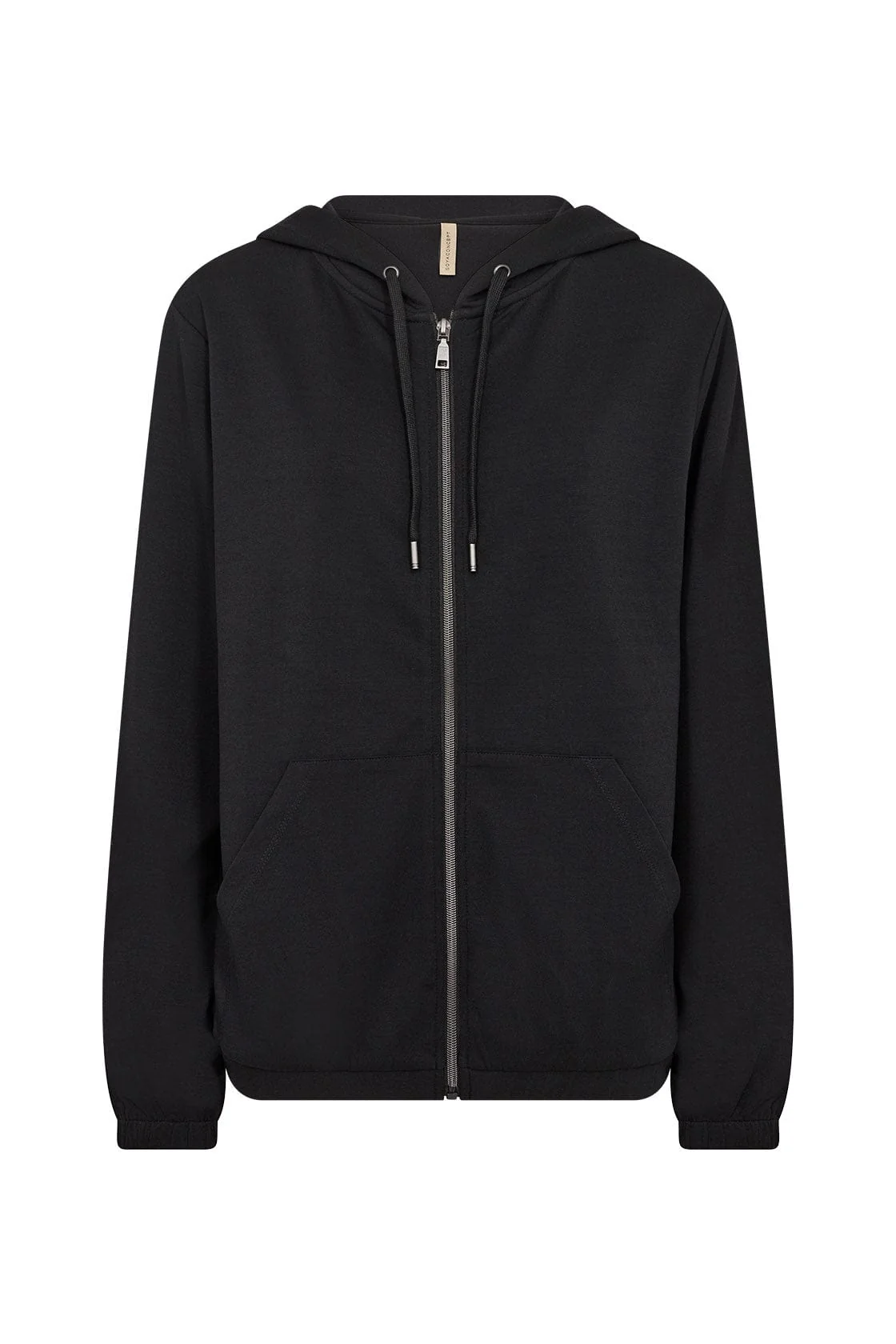 Banu Zip-Up Hoodie - Black