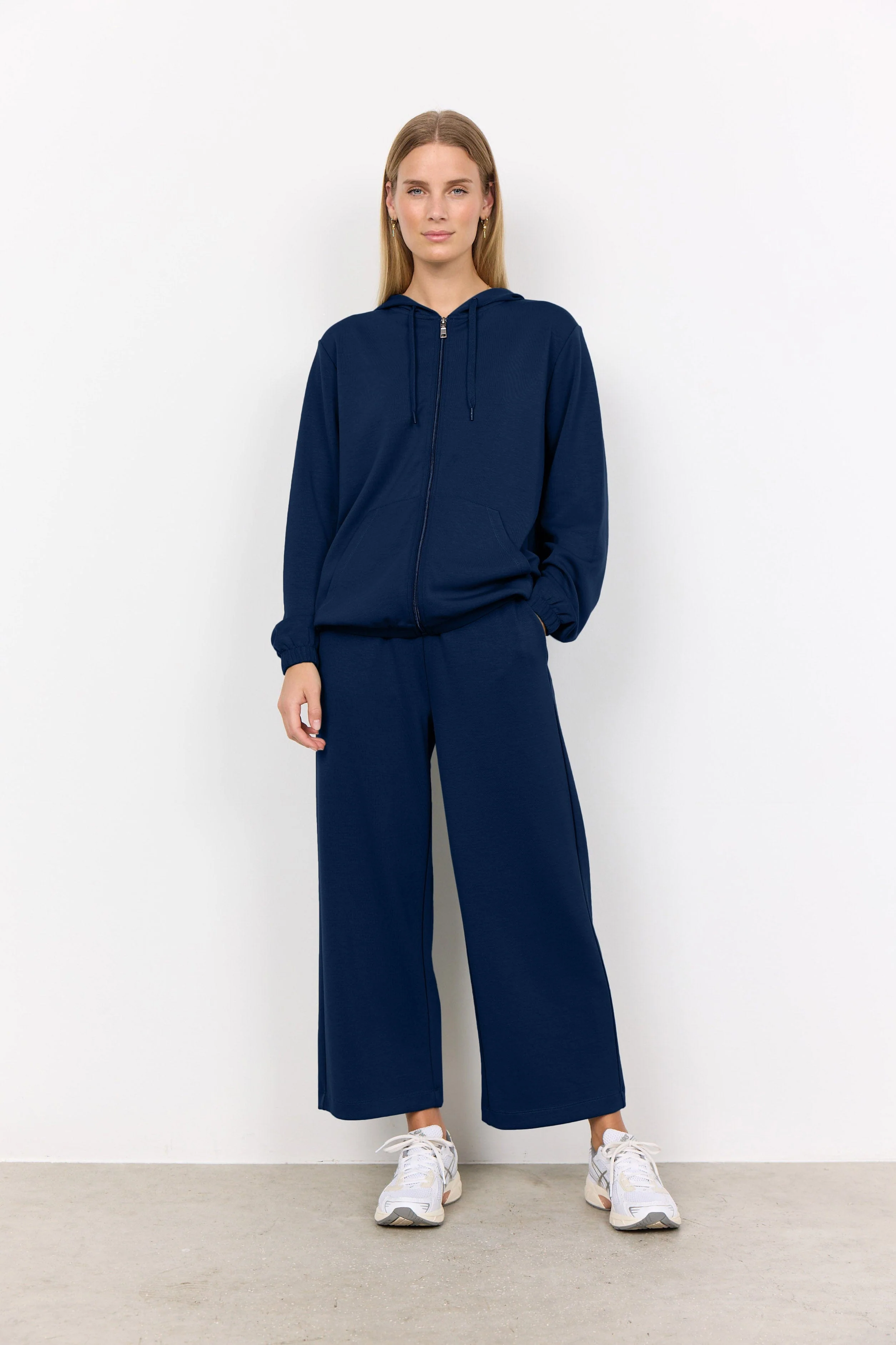 Banu Zip-Up Hoodie - Navy - Image 3