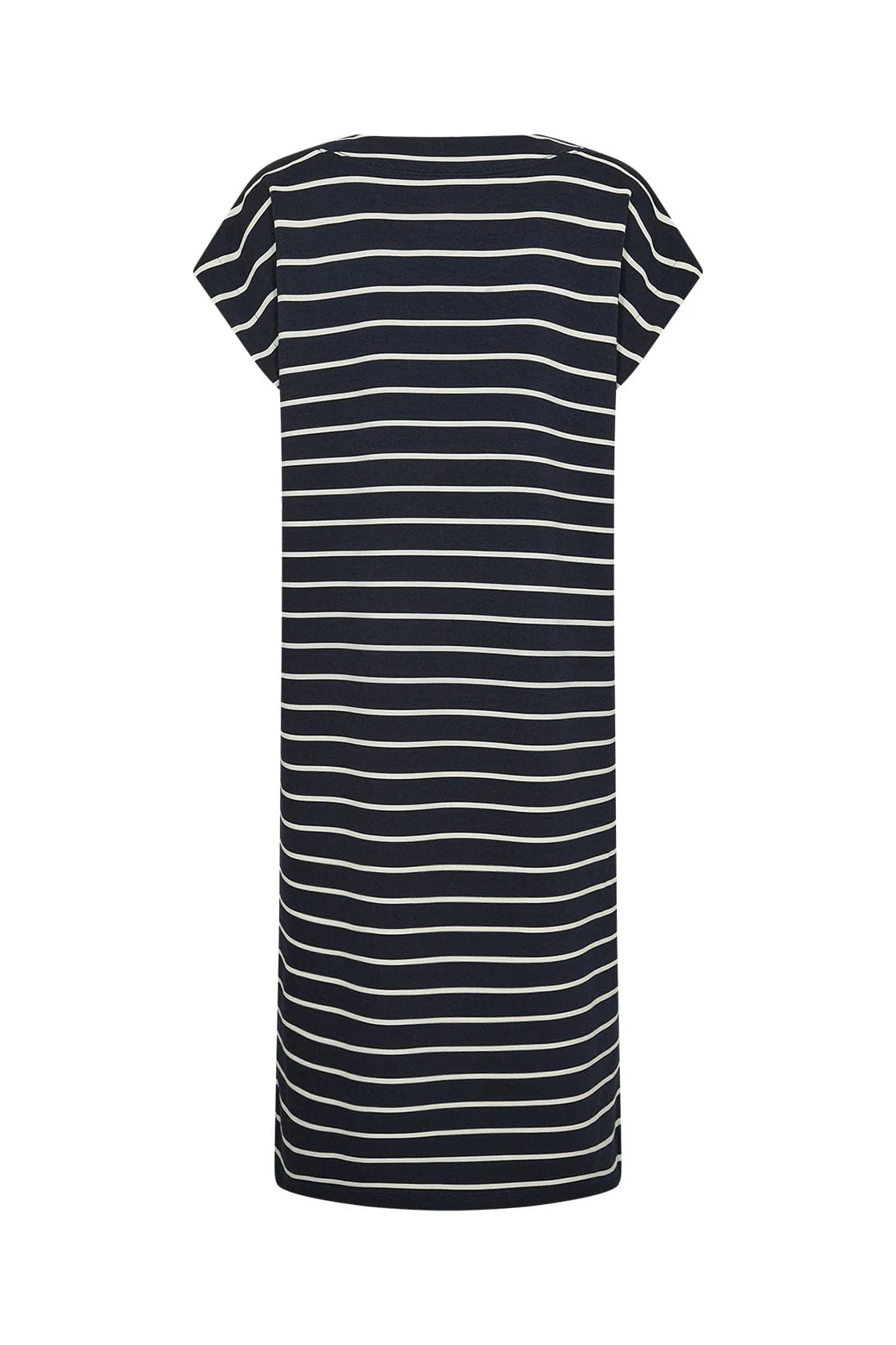 Barni Stripe T-Shirt Dress - Navy Combi - Image 4