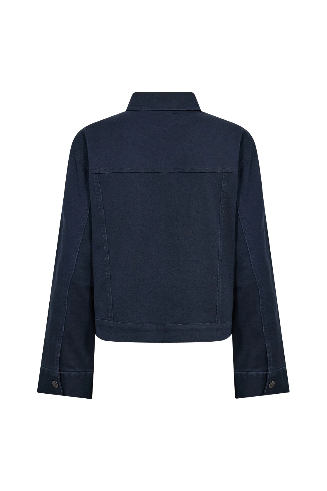 Bess Cotton Stretch Jacket - Navy - Image 2