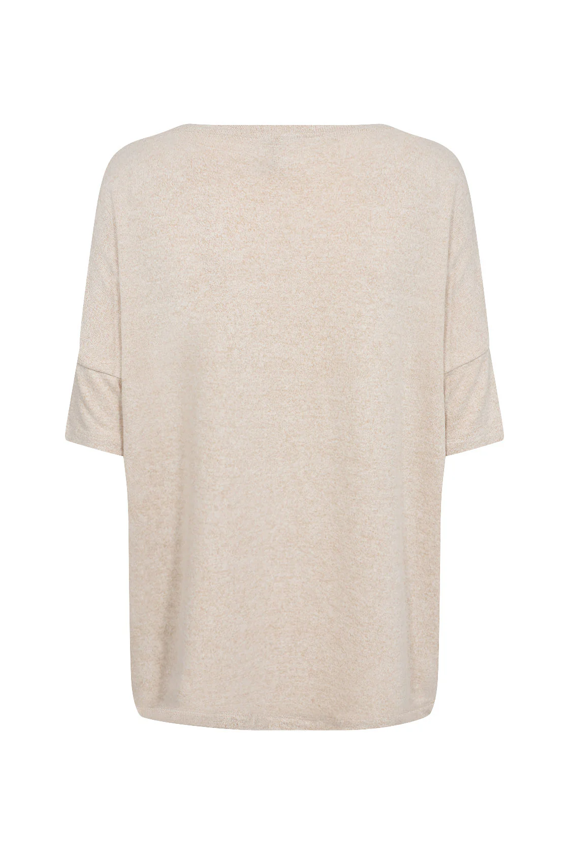 Biara Supersoft Half Sleeve Jumper - Cream Melange - Image 5