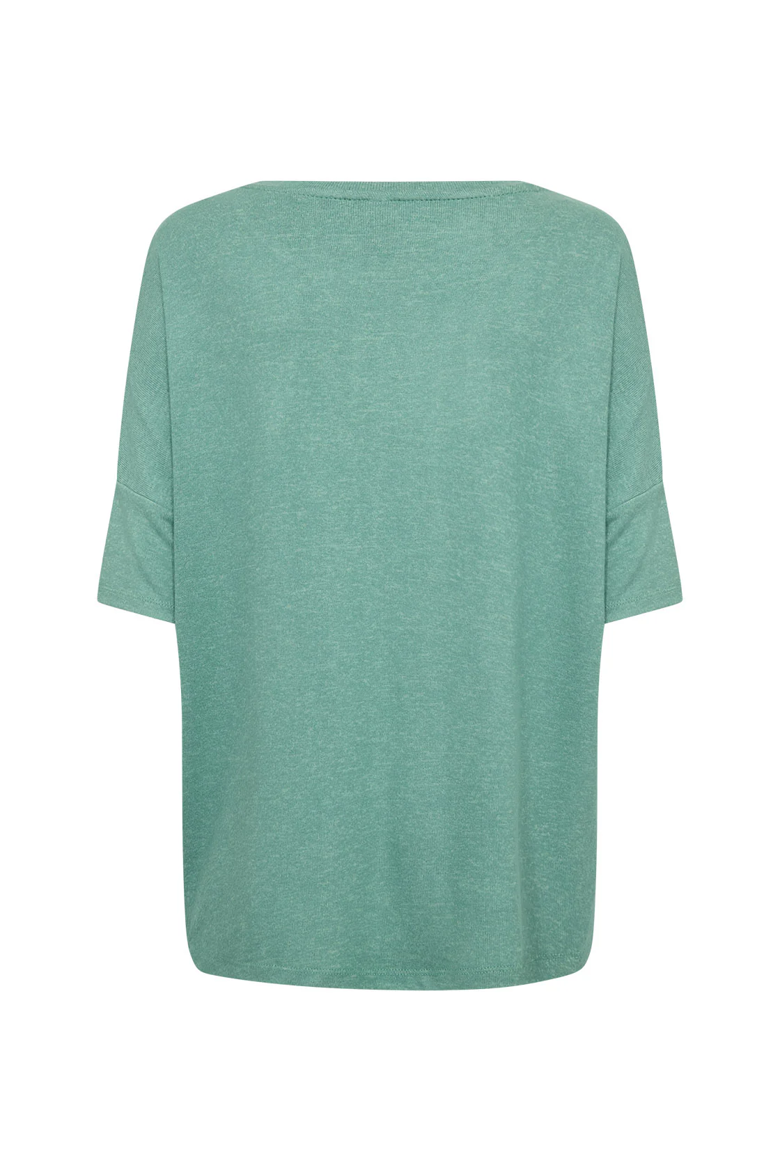 Biara Supersoft Half Sleeve Jumper - Frosty Spruce Melange - Image 2