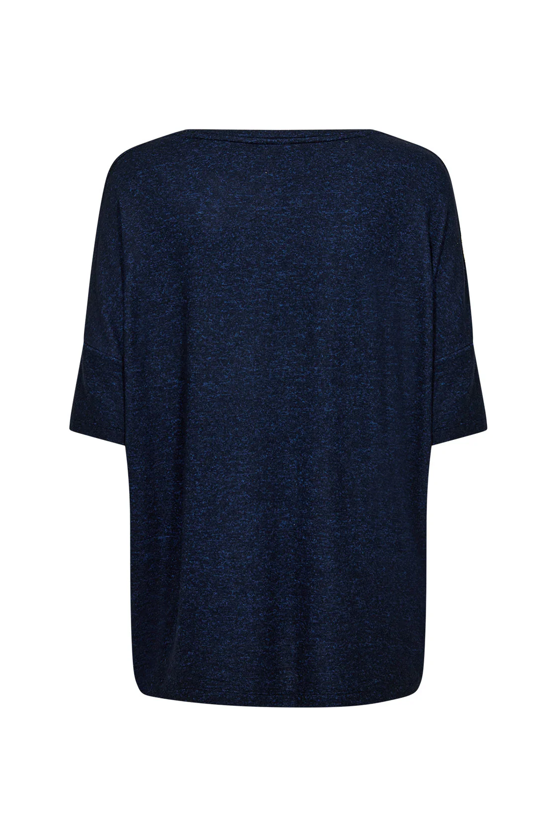 Biara Supersoft Half Sleeve Jumper - Navy Melange - Image 2