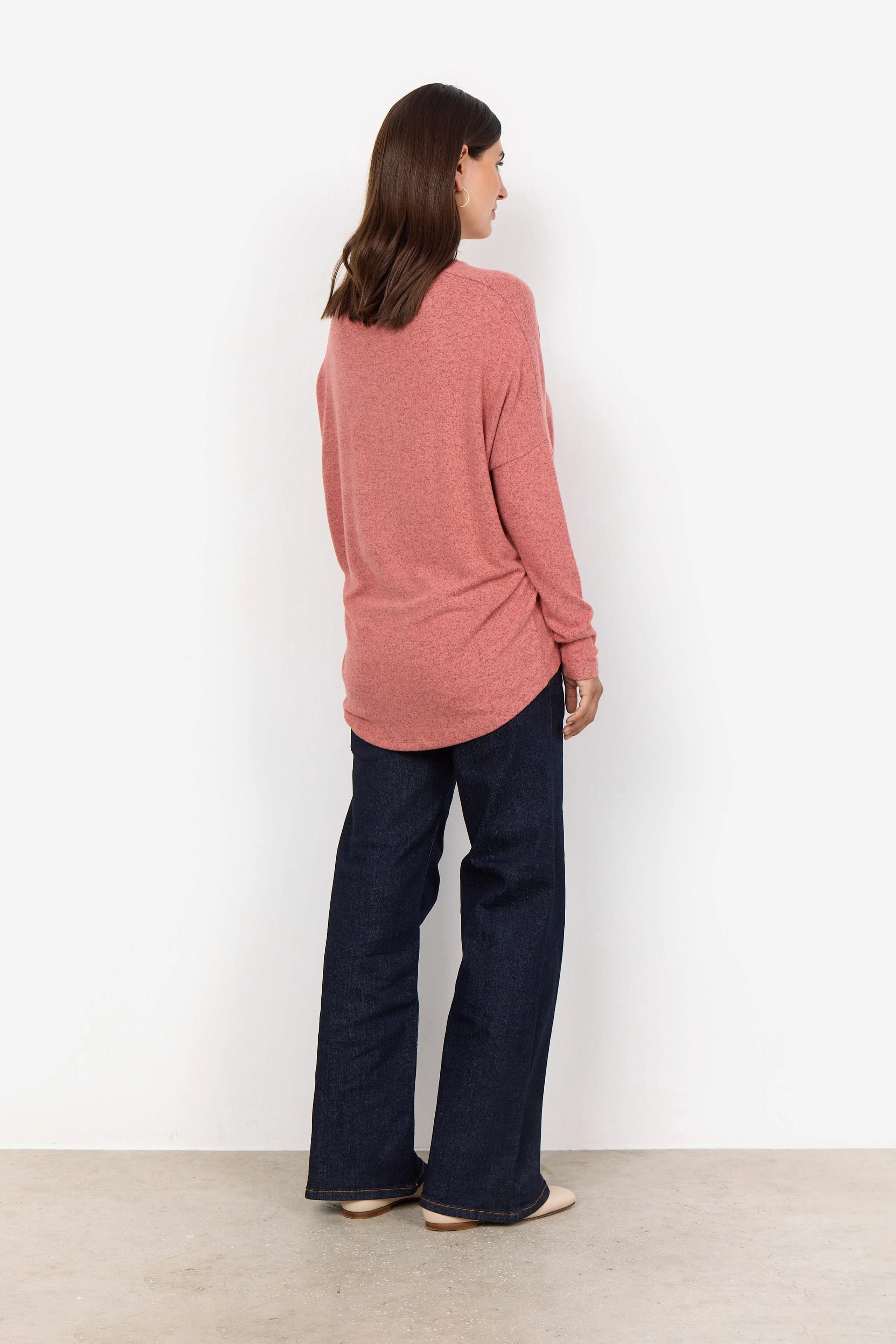 Biara Supersoft Jumper - Blush Melange - Image 4