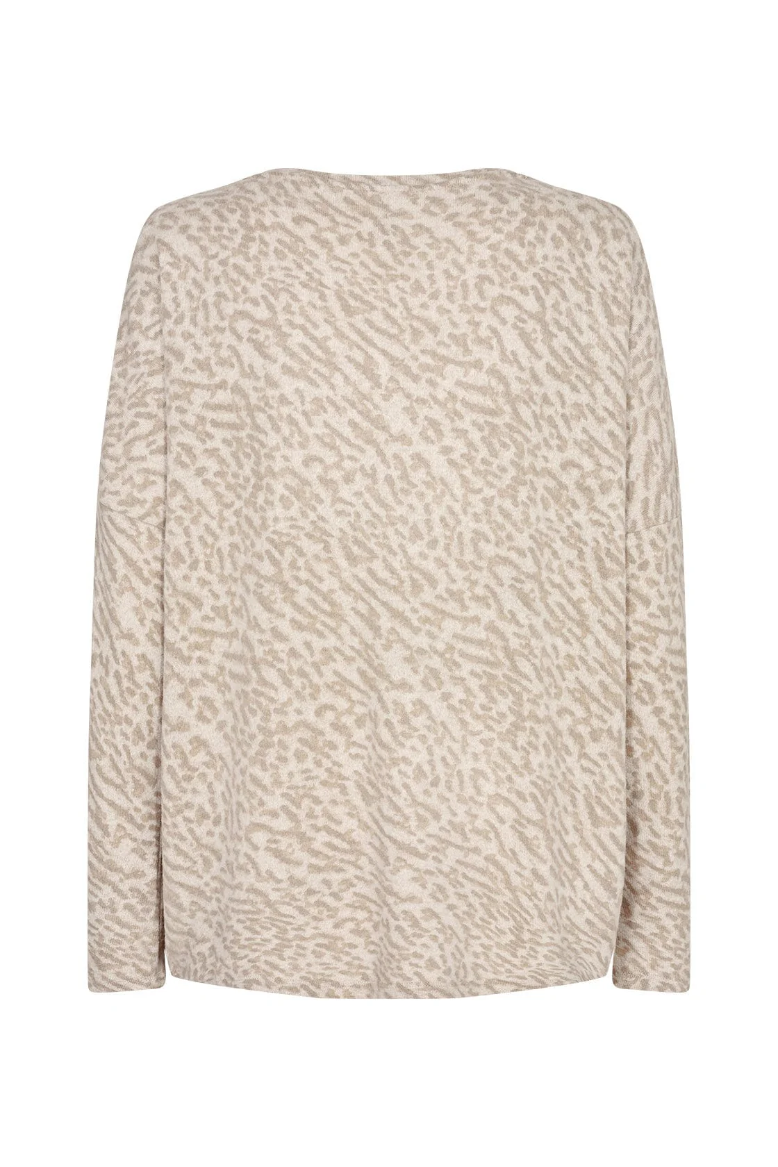 Biara Supersoft Jumper - Cream Melange Combi - Image 2