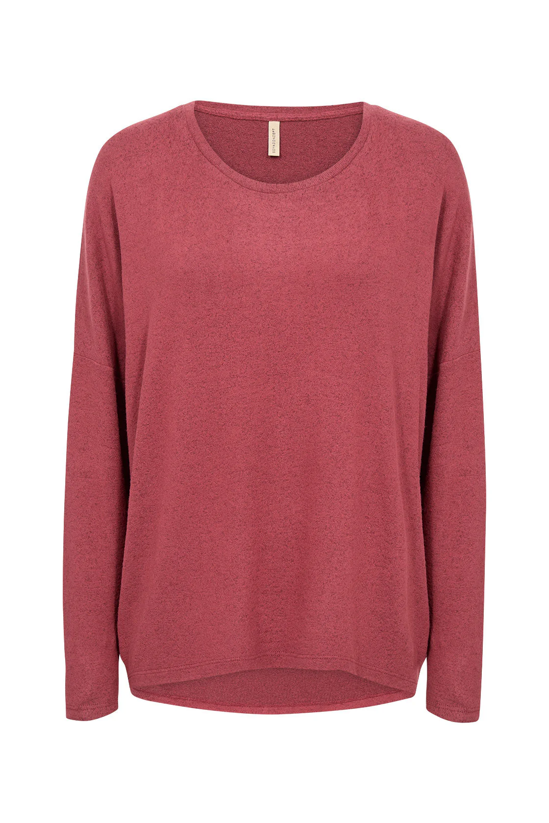 Biara Supersoft Jumper - Dark Red Melange