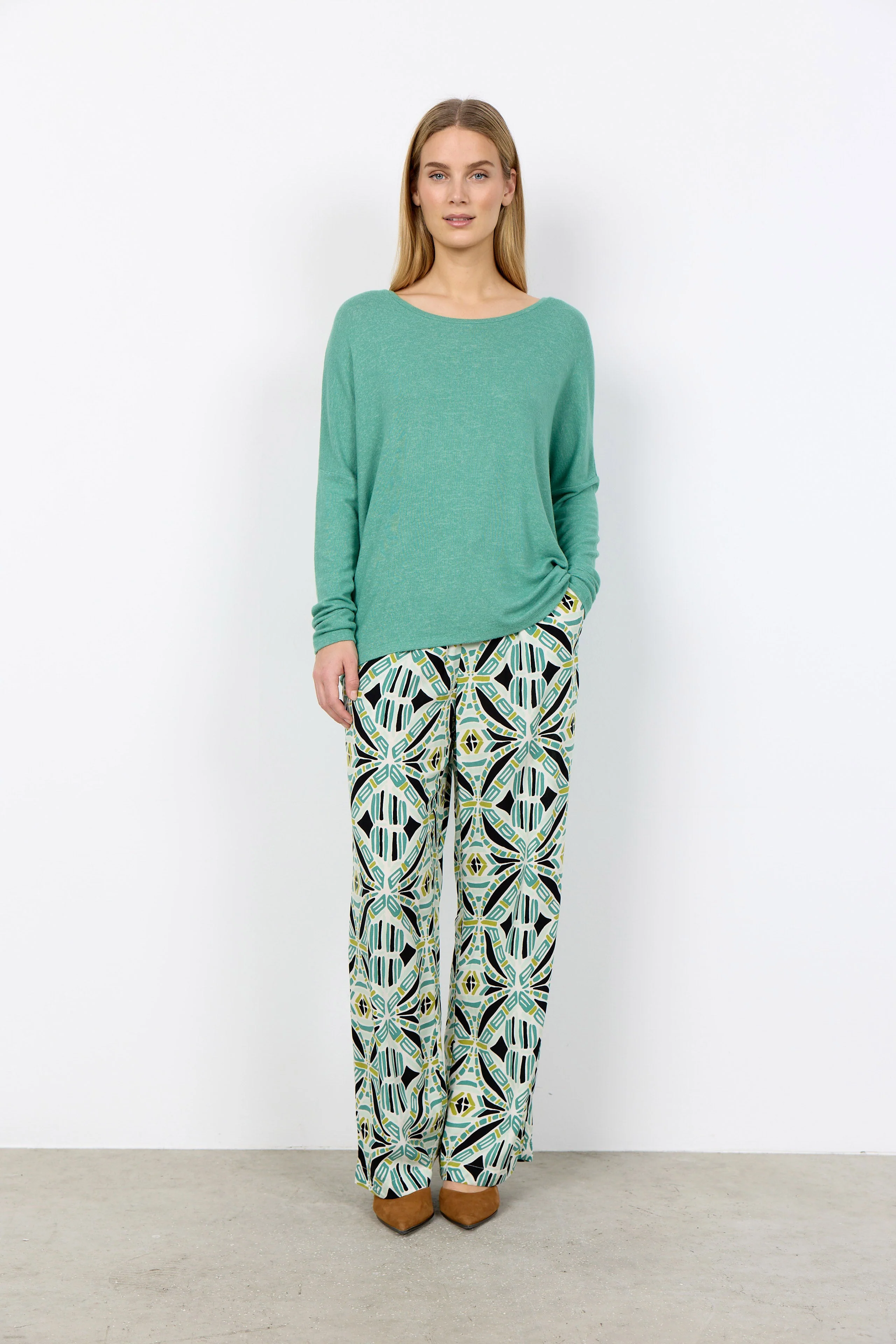Biara Supersoft Jumper - Frosty Spruce Melange - Image 3