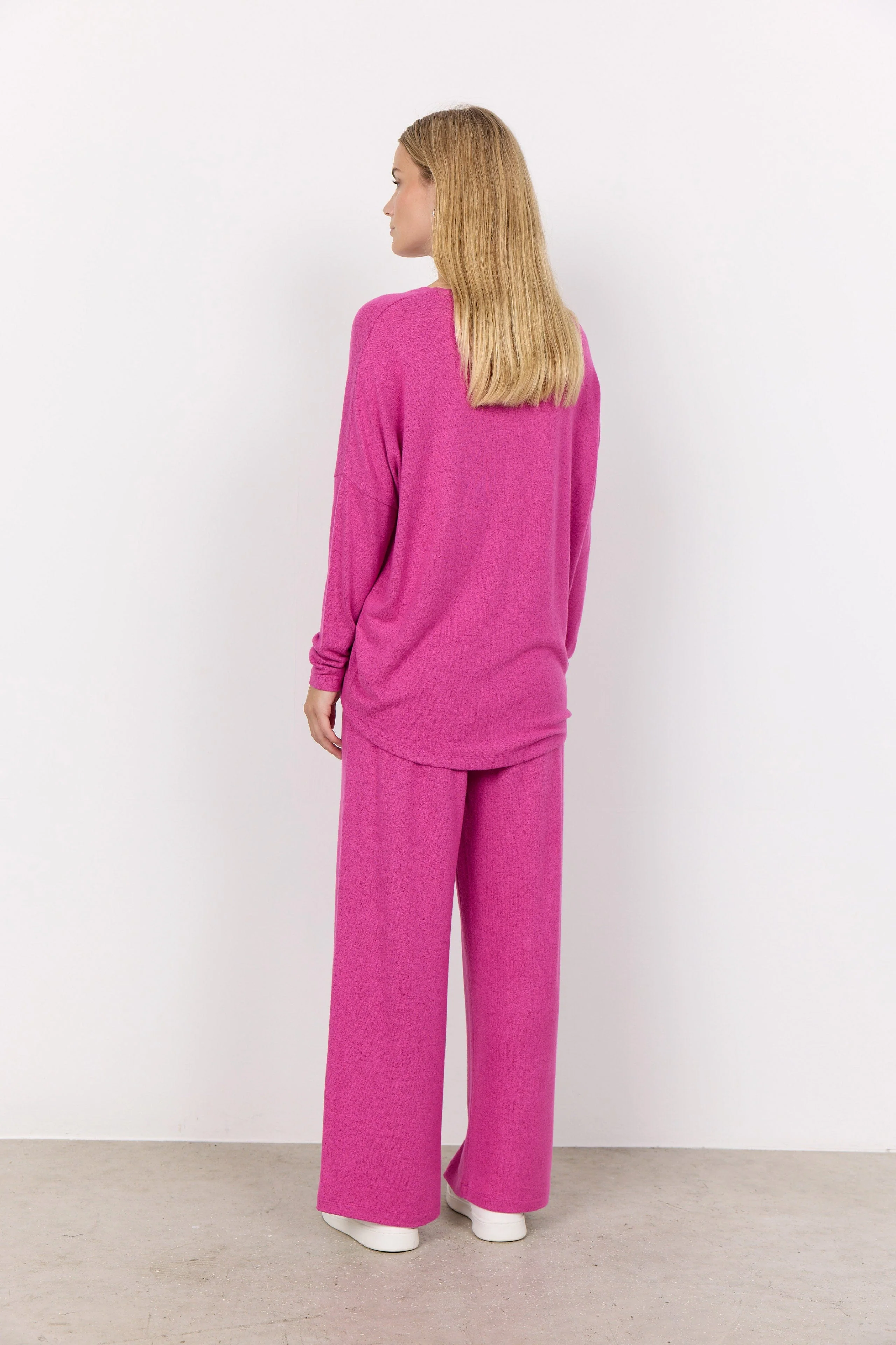 Biara Supersoft Jumper - Fuchsia Melange - Image 4