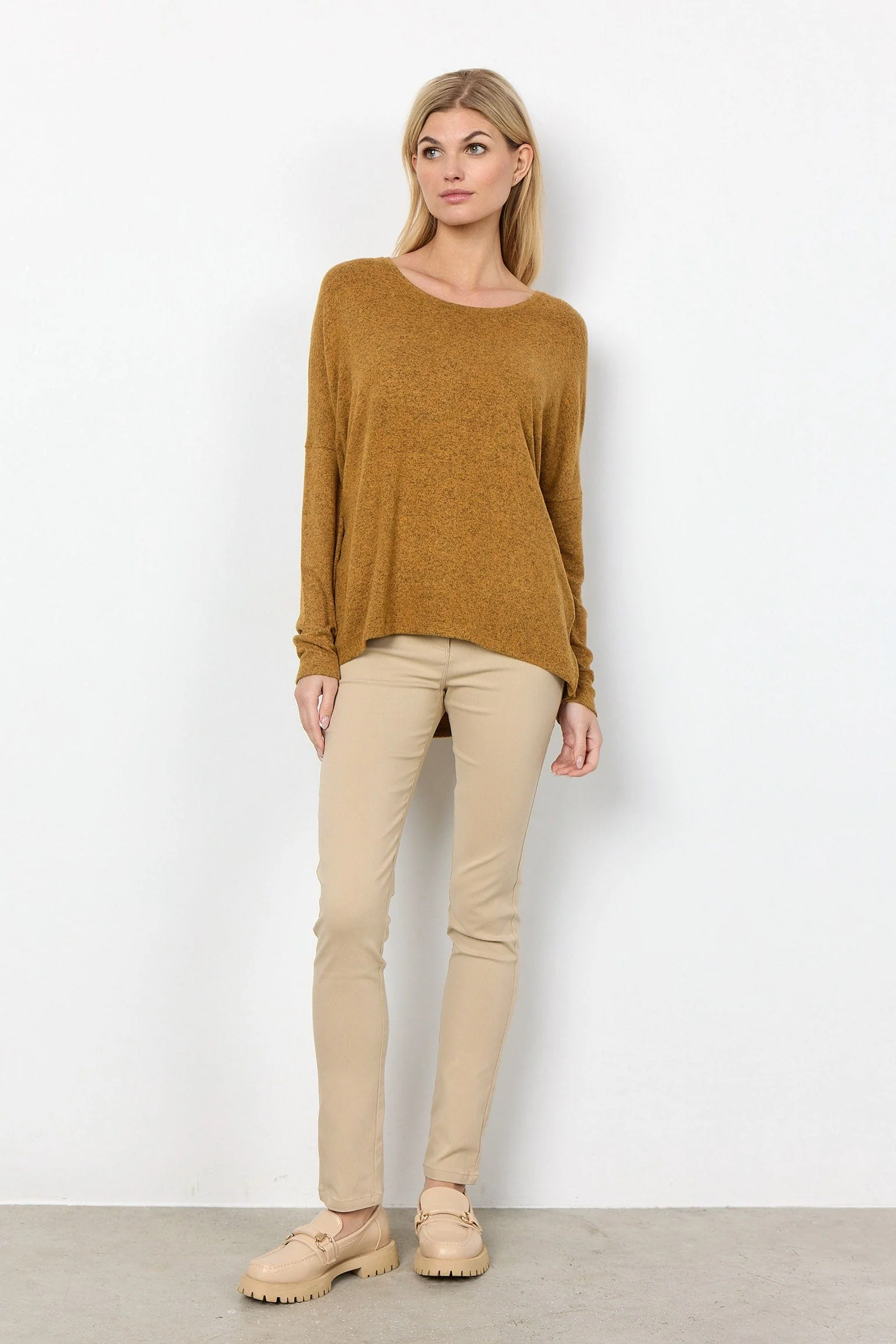 Biara Supersoft Jumper - Golden Yellow Melange - Image 4