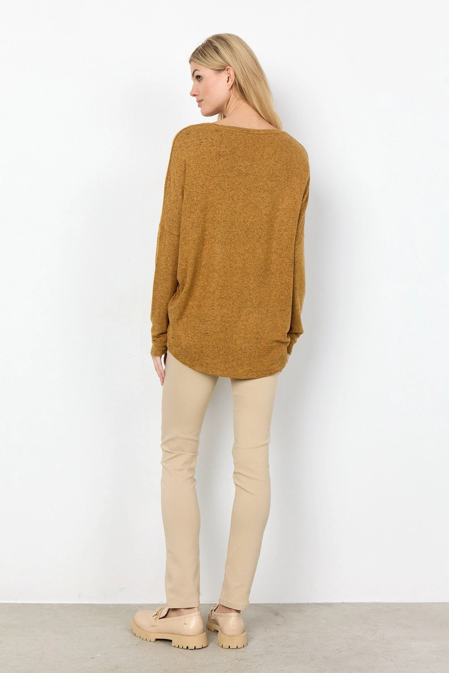 Biara Supersoft Jumper - Golden Yellow Melange - Image 5