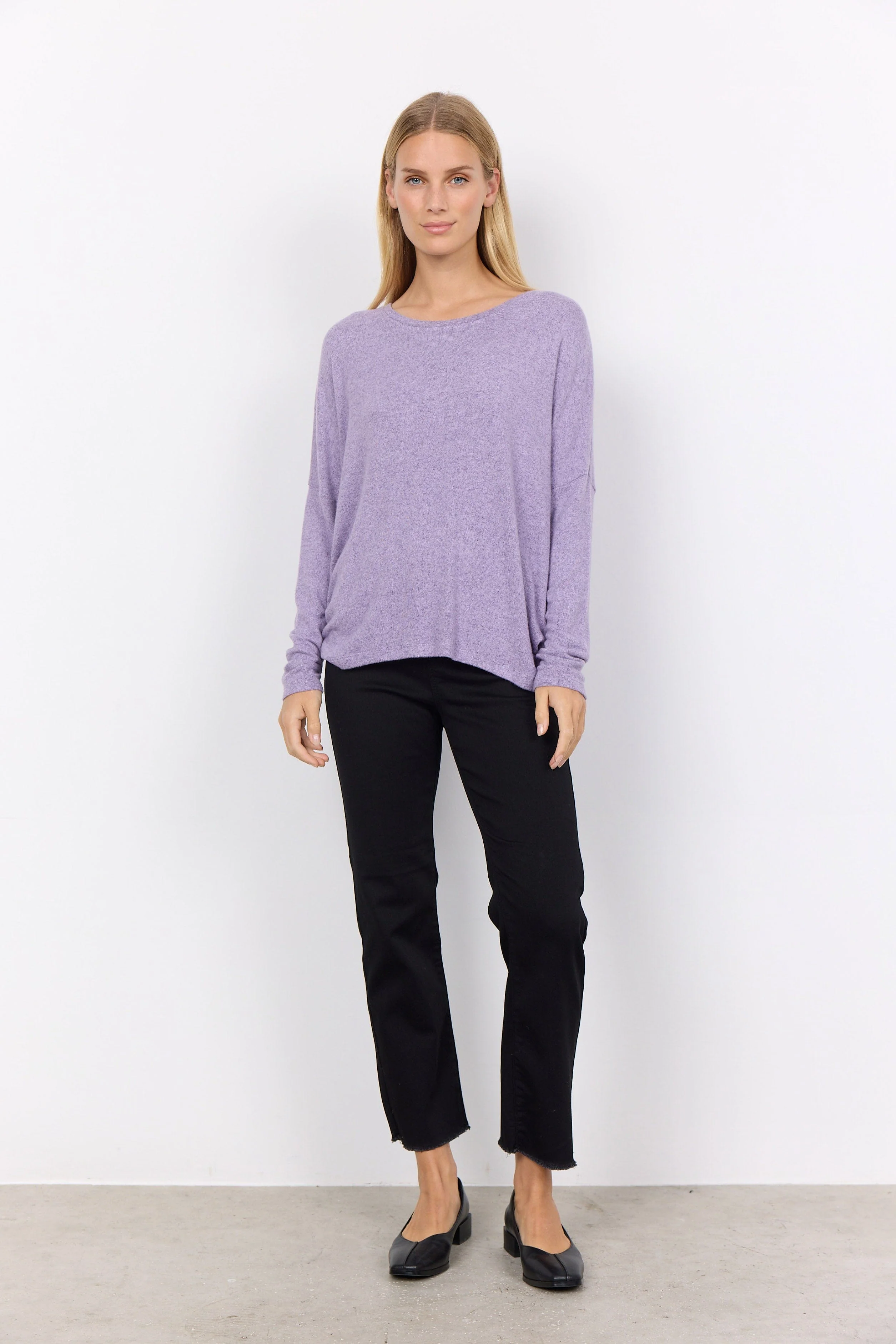 Biara Supersoft Jumper - Lilac Breeze Melange - Image 4