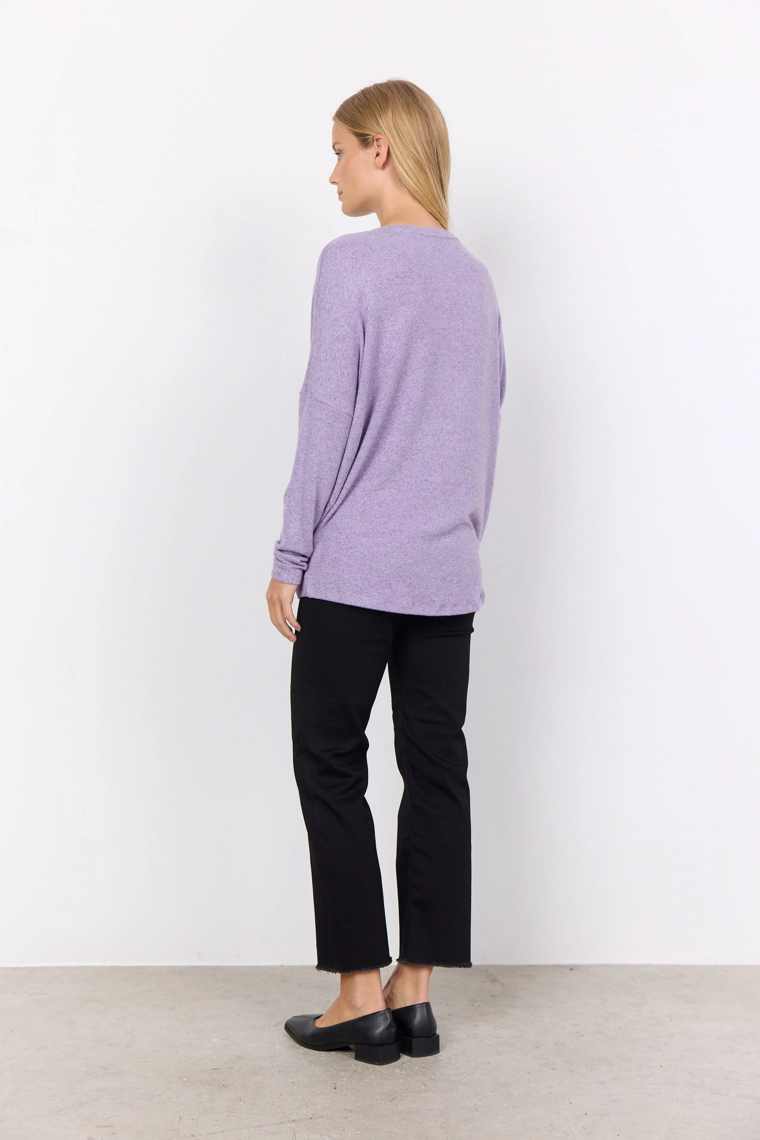 Biara Supersoft Jumper - Lilac Breeze Melange - Image 5