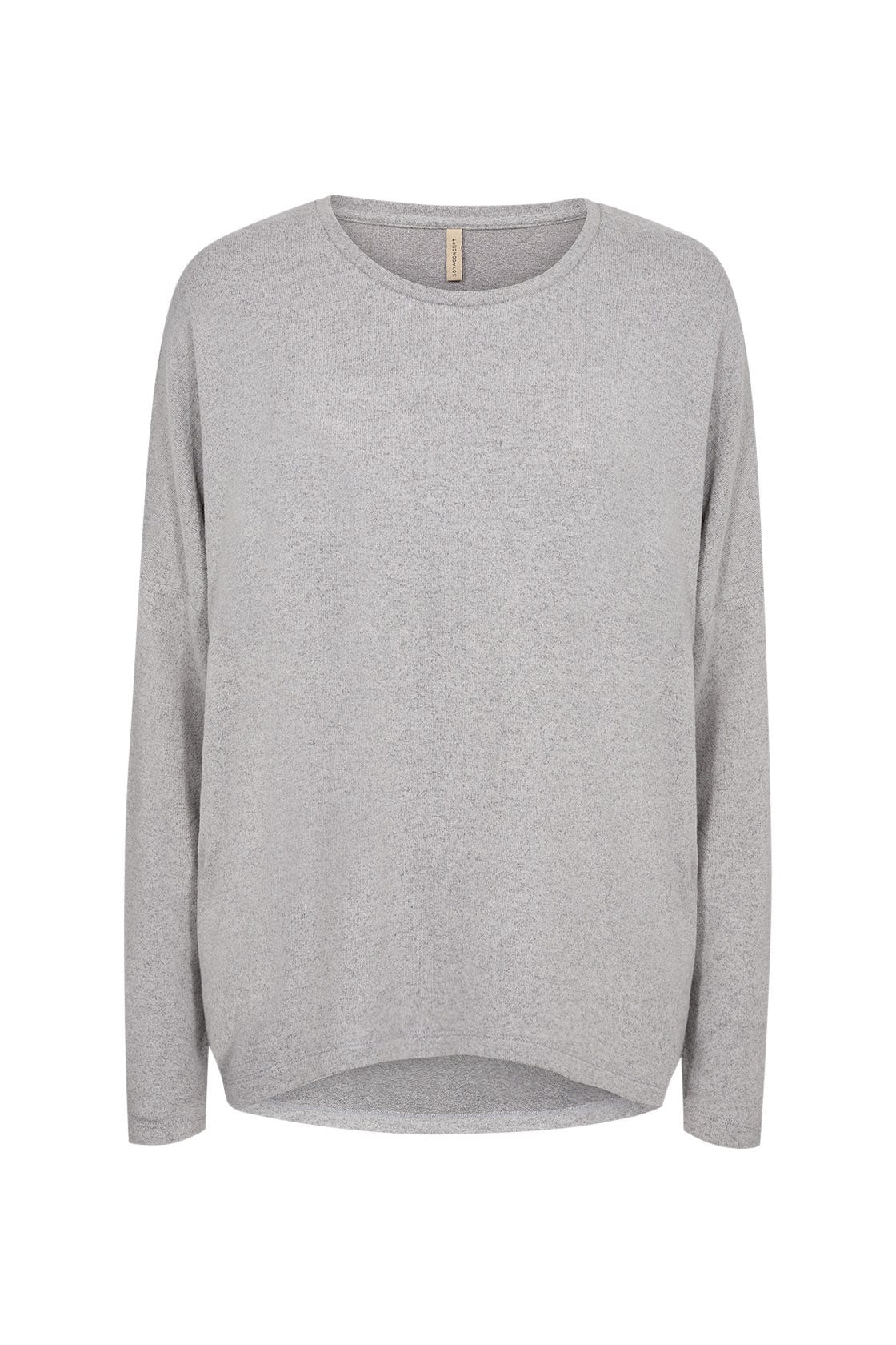 Biara Supersoft Jumper - Mid Grey Melange