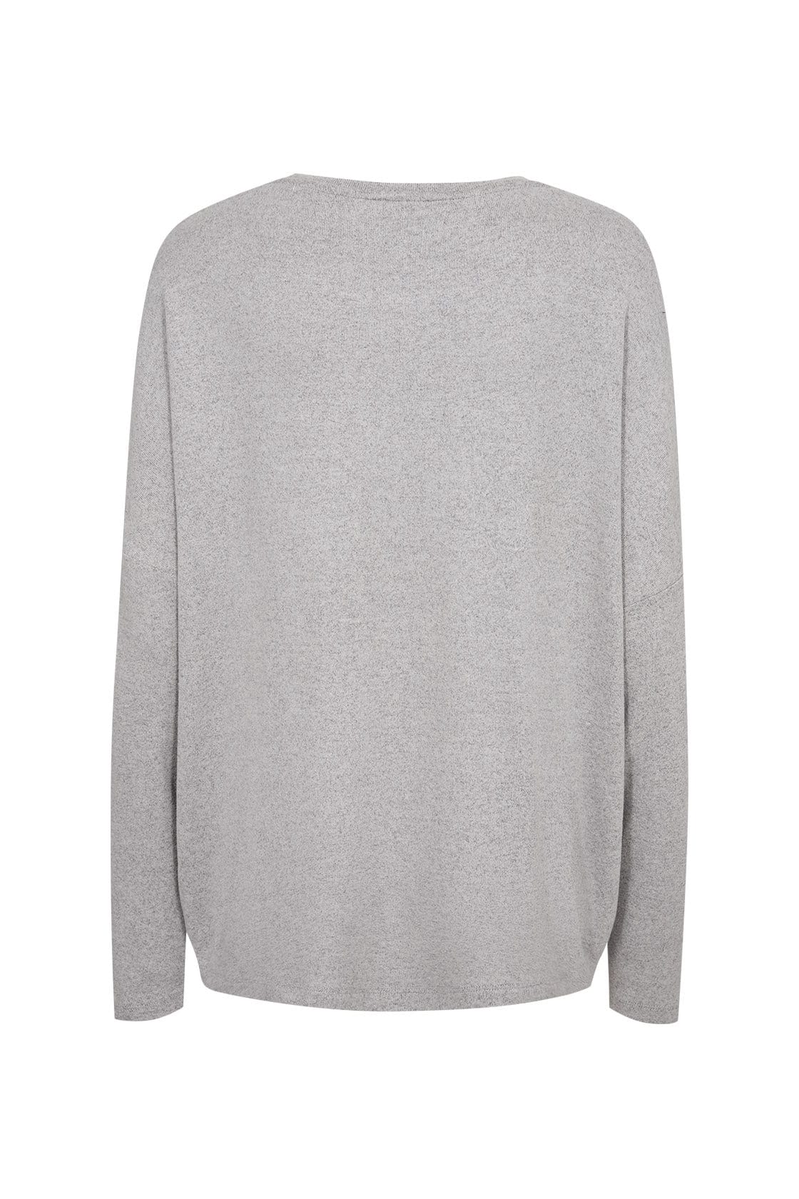 Biara Supersoft Jumper - Mid Grey Melange - Image 5