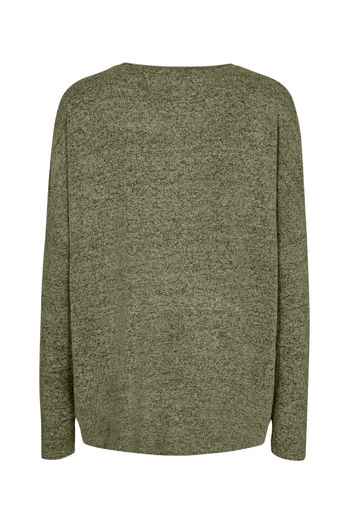 Biara Supersoft Jumper - Oil Green Melange - Image 2